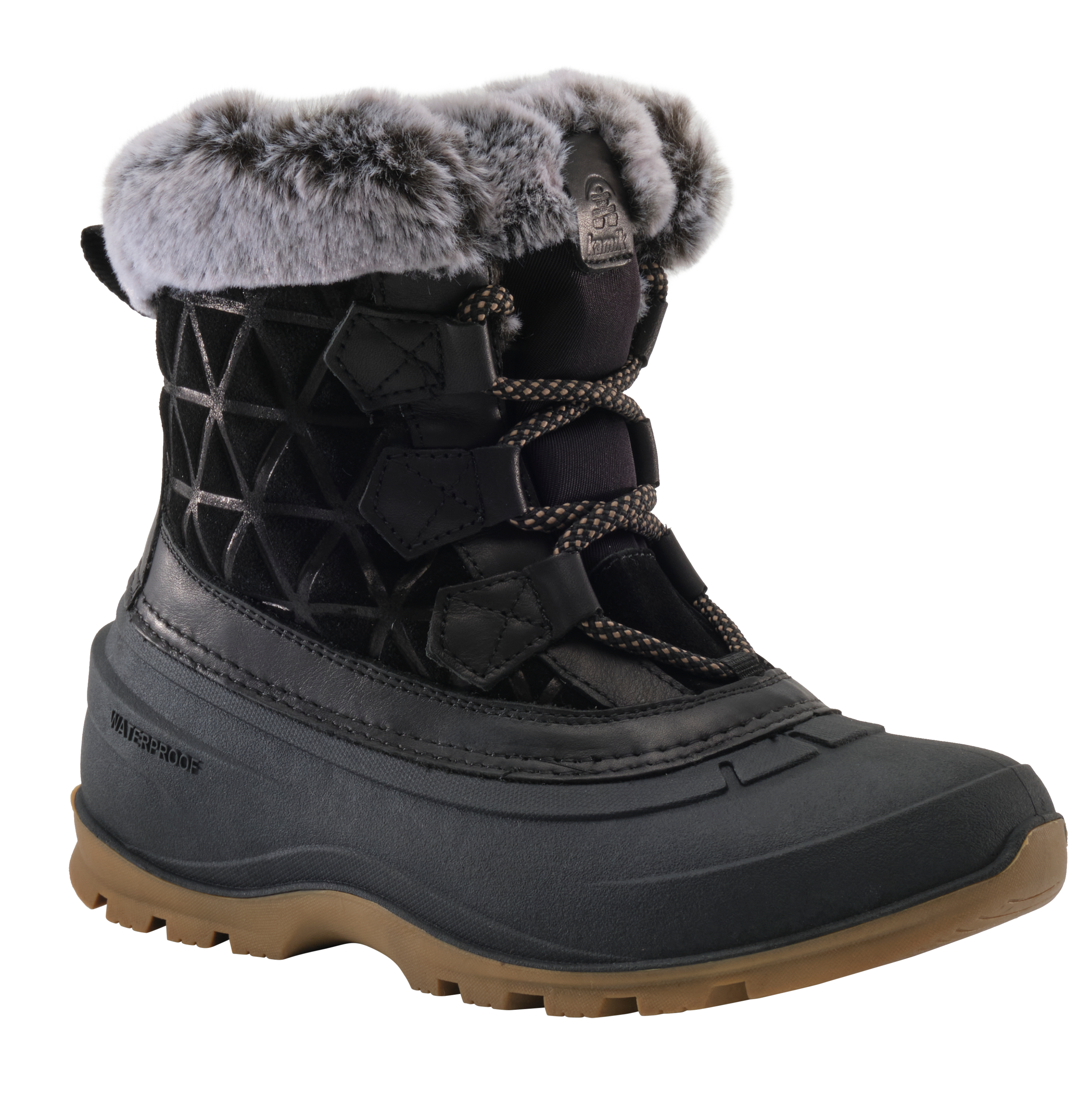 Image of Kamik Snowvalley 7 Insulated Pac Boots for Women - Black - 9M