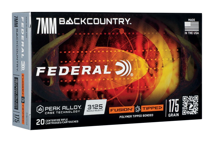 Federal Premium 7mm Backcountry 175 Grain Fusion Tipped Centerfire Rifle Ammo - Federal Premium