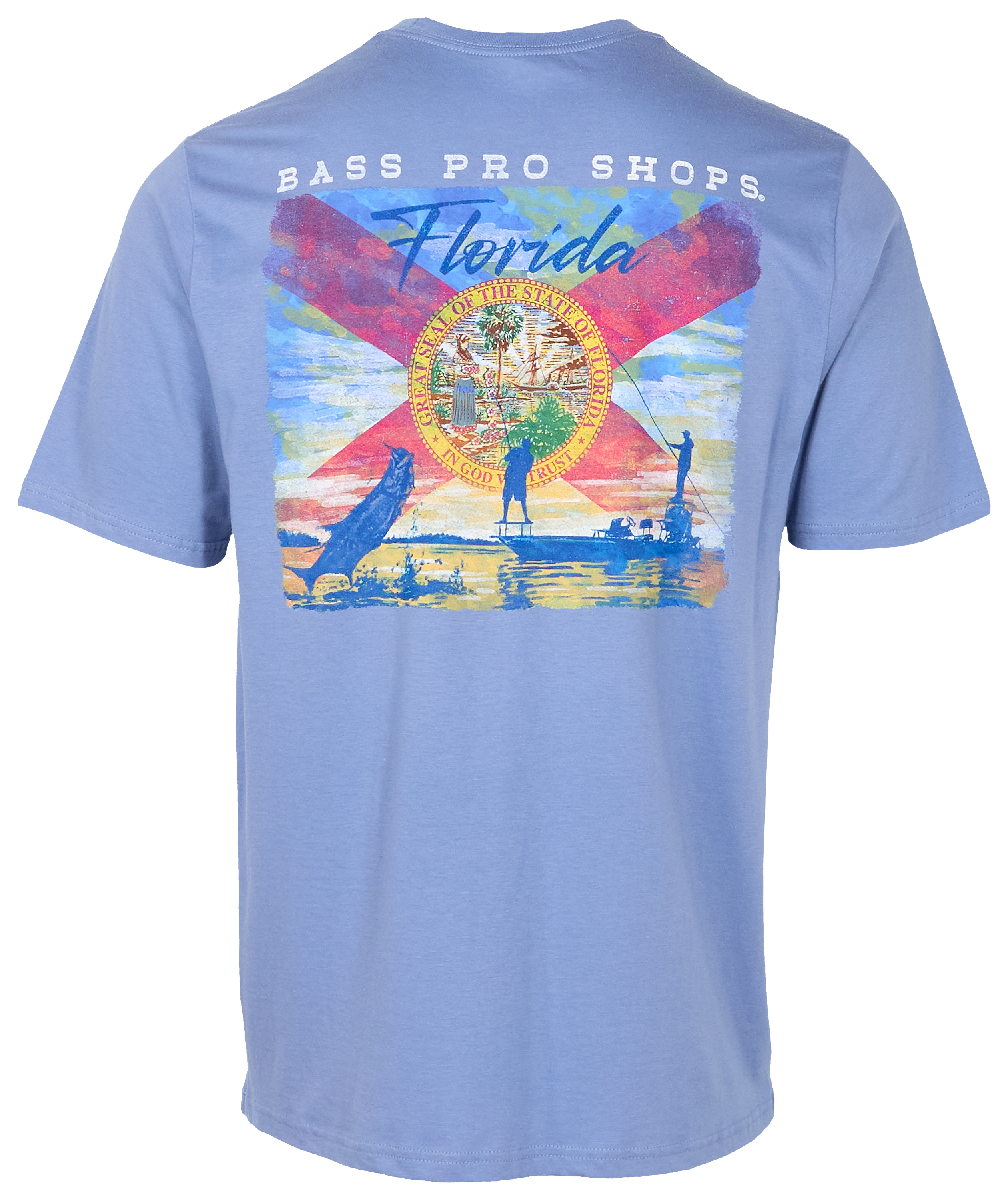 Image of Bass Pro Shops Florida Vista Short-Sleeve T-Shirt for Men - Infinity