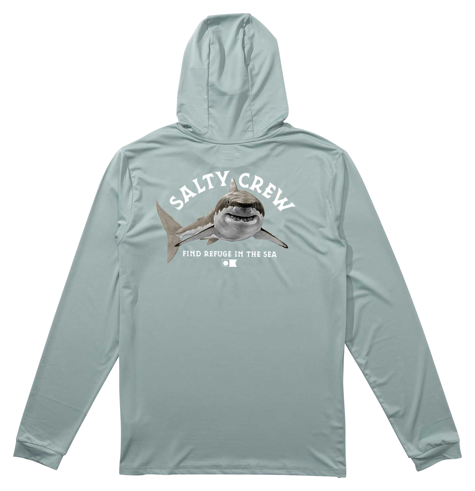Salty Crew Lurking Long-Sleeve Hooded Sunshirt for Men                                                                          