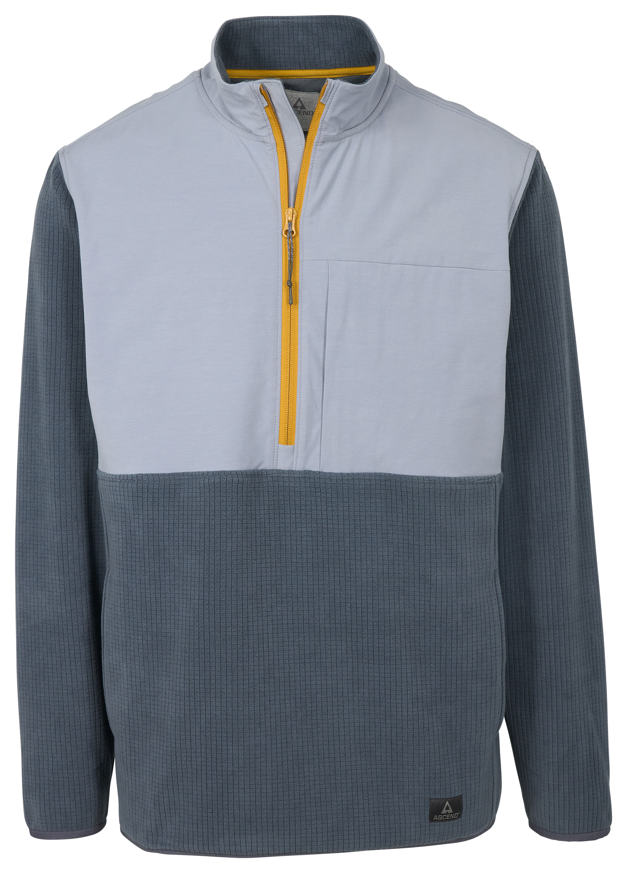 Image of Ascend Yukon Half-Zip Fleece Pullover - Tubulence - XL