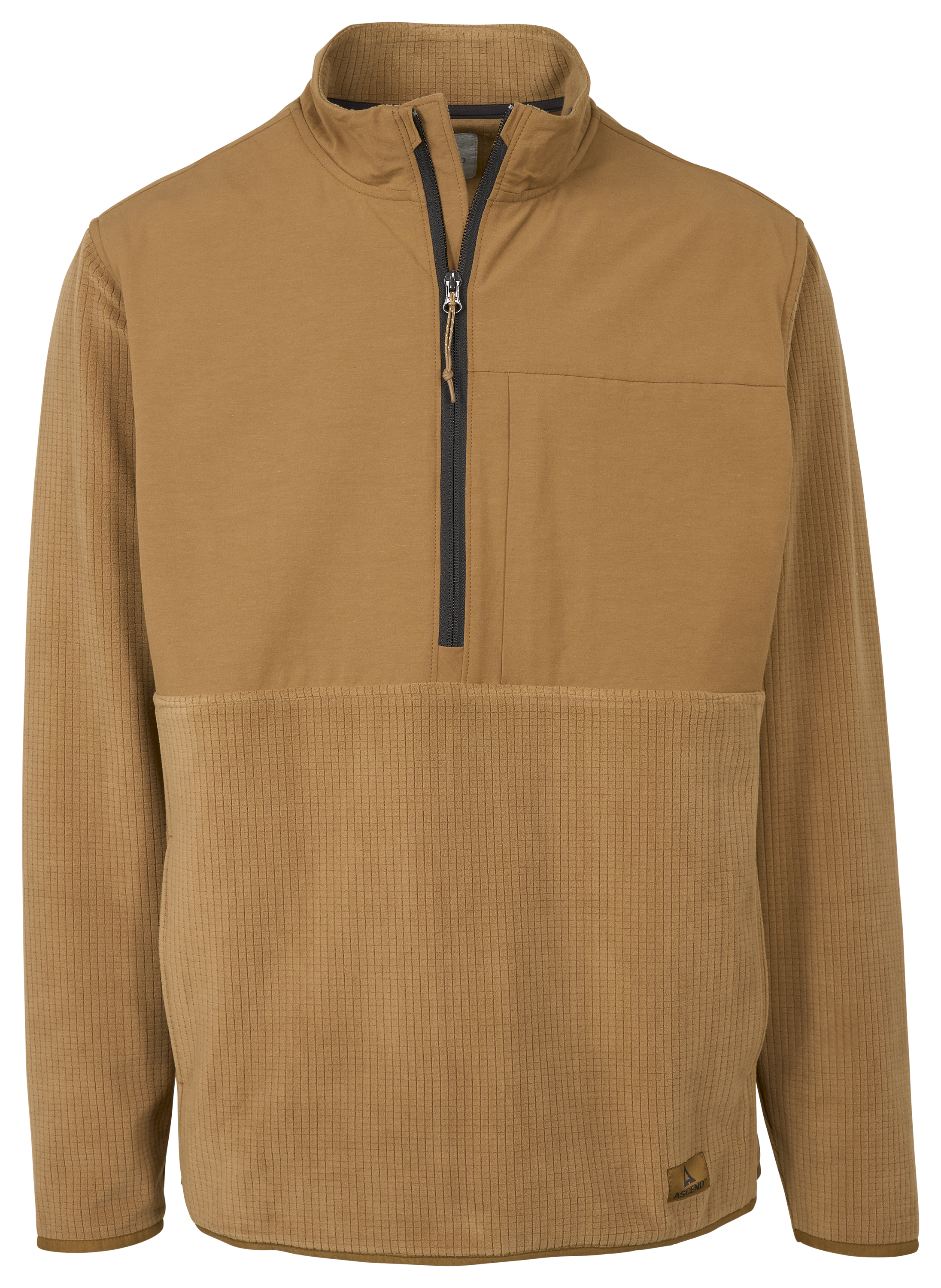 Image of Ascend Yukon Half-Zip Fleece Pullover - Ermine - L