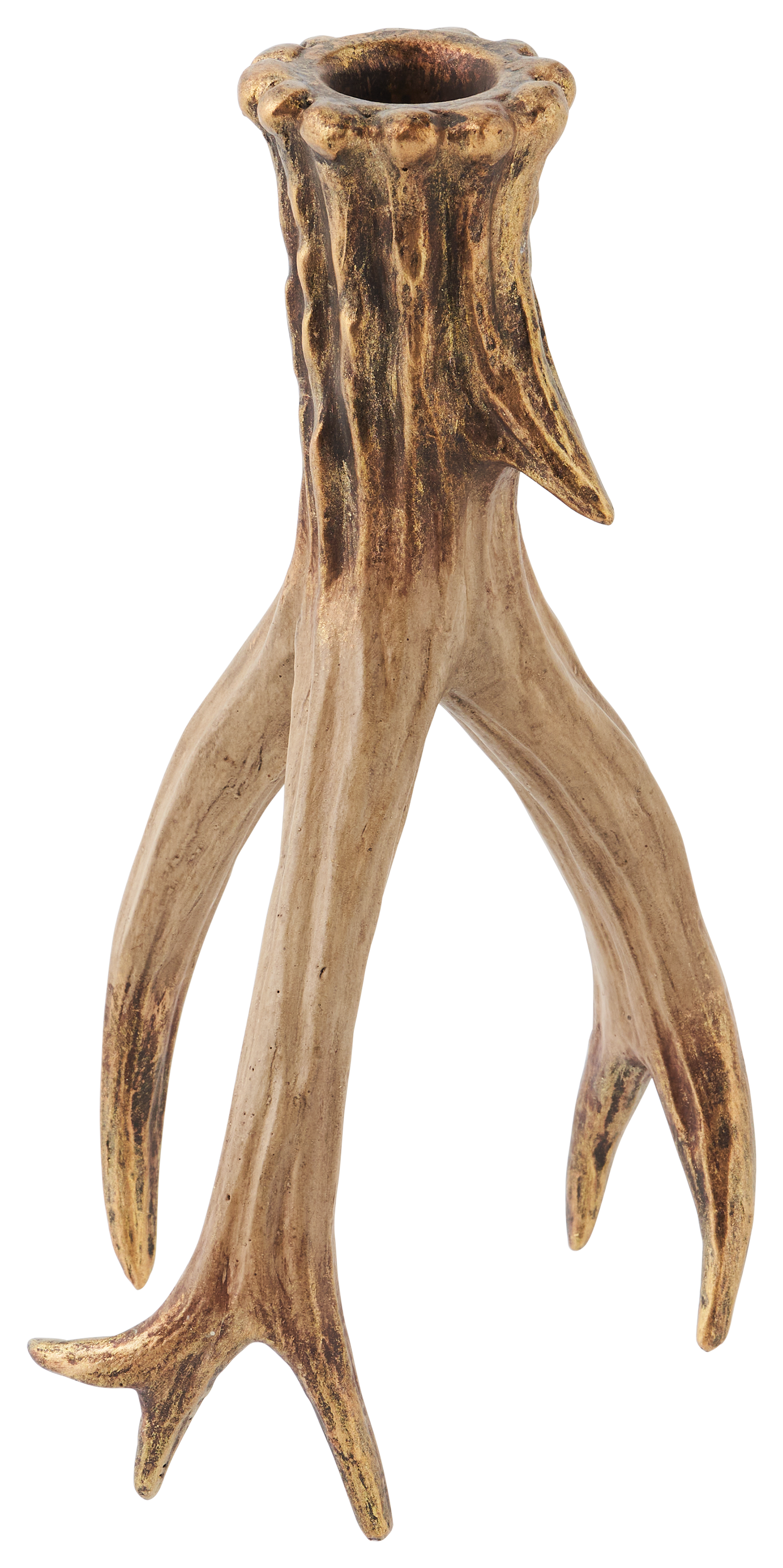 Image of "White River Home Antler Candle Holder - 5.5"" x 4.25"" x 9"""