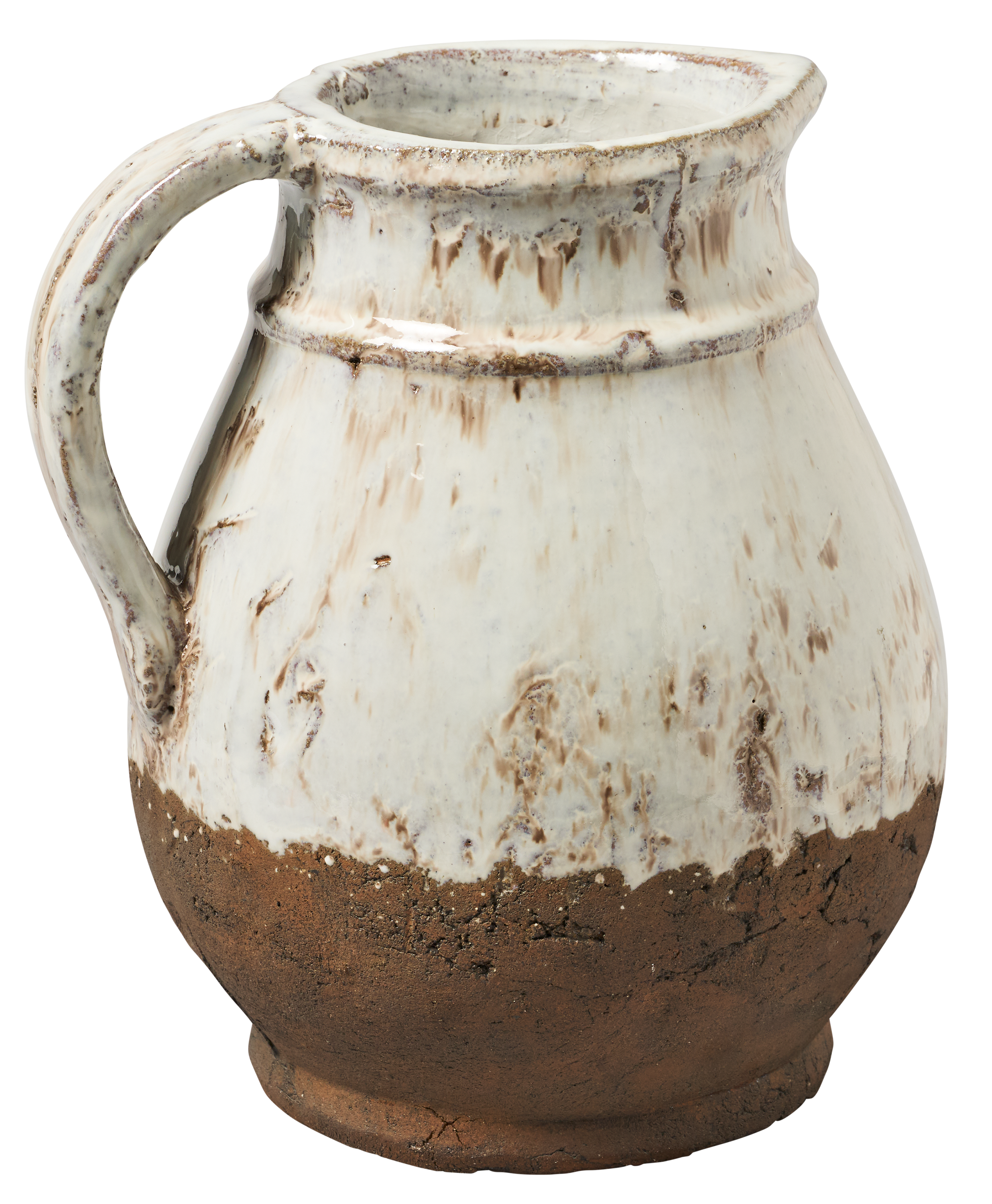 White River Home Decorative Terracotta Pitcher