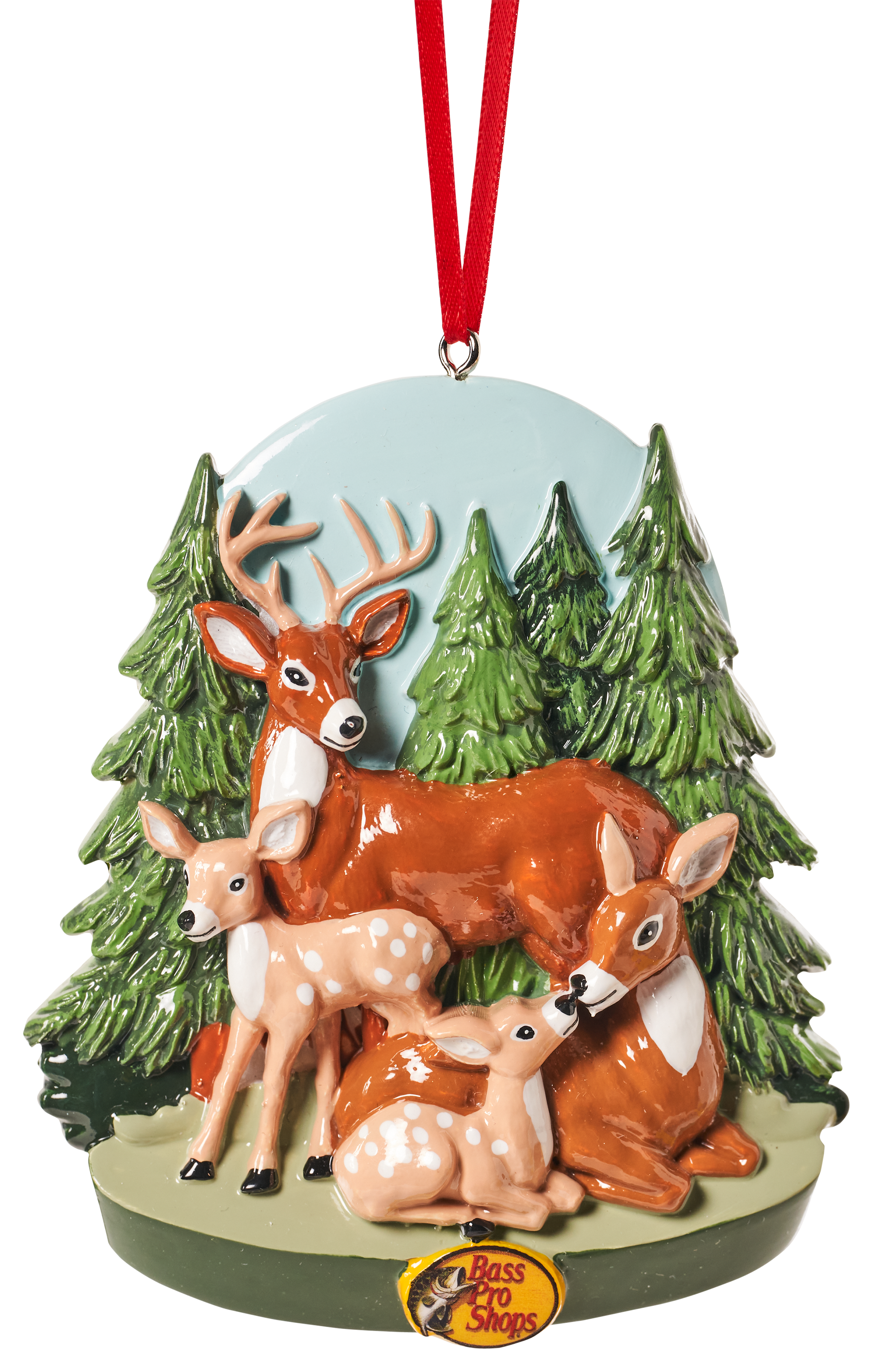 BASS PRO SHOPS Deer Family Ornament