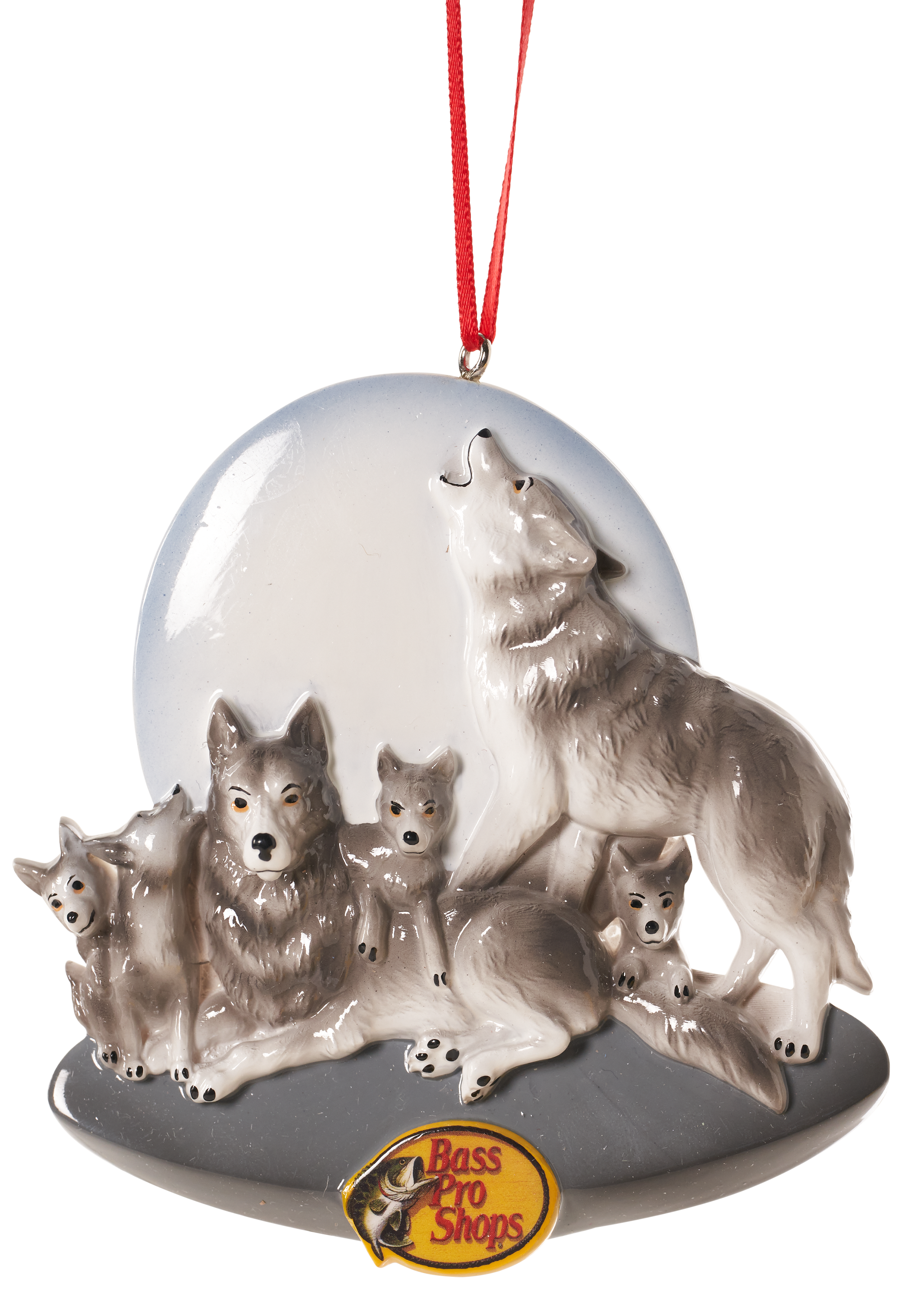 BASS PRO SHOPS Wolf Family Ornament