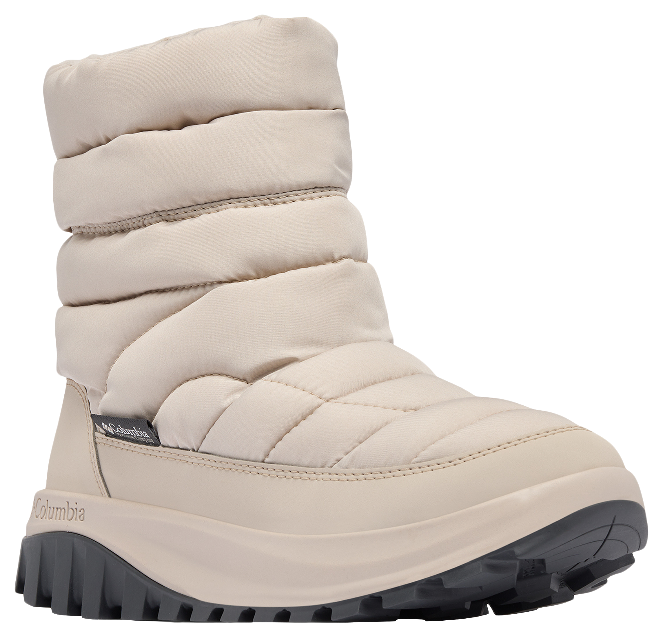 Image of Columbia Snowtrot Mid Boots for Ladies - Taupe/Shark - 8M