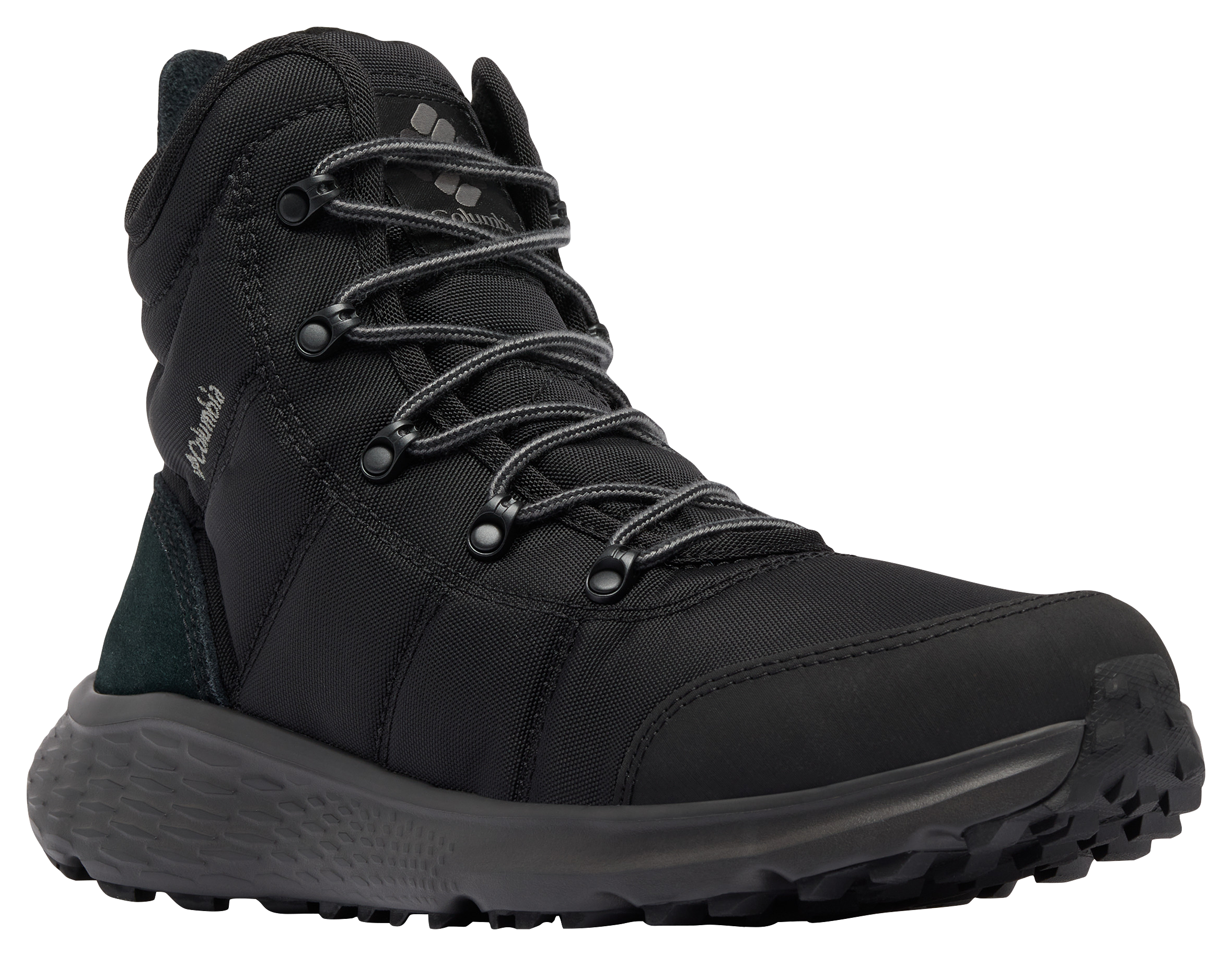 Image of Columbia Fairbanks Cityscape Casual Boots for Men - Black/Titanium - 8M