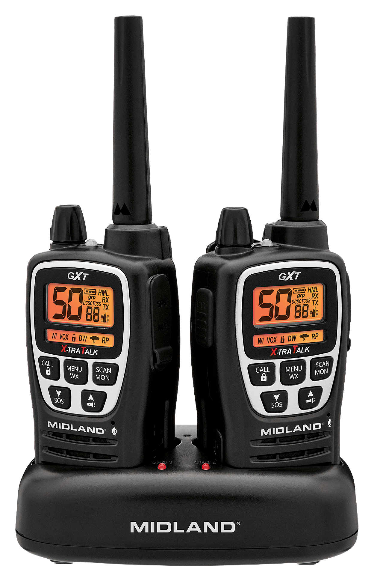 Image of Midland GXT3000 GMRS Walkie Talkie 2-Pack