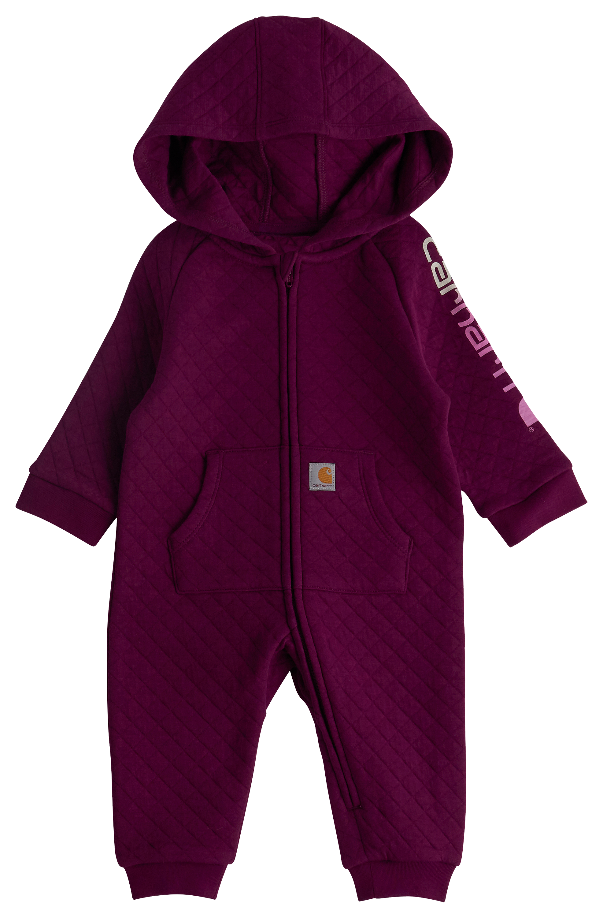 Image of Carhartt Quilted Zip-Front Long-Sleeve Coveralls for Babies
