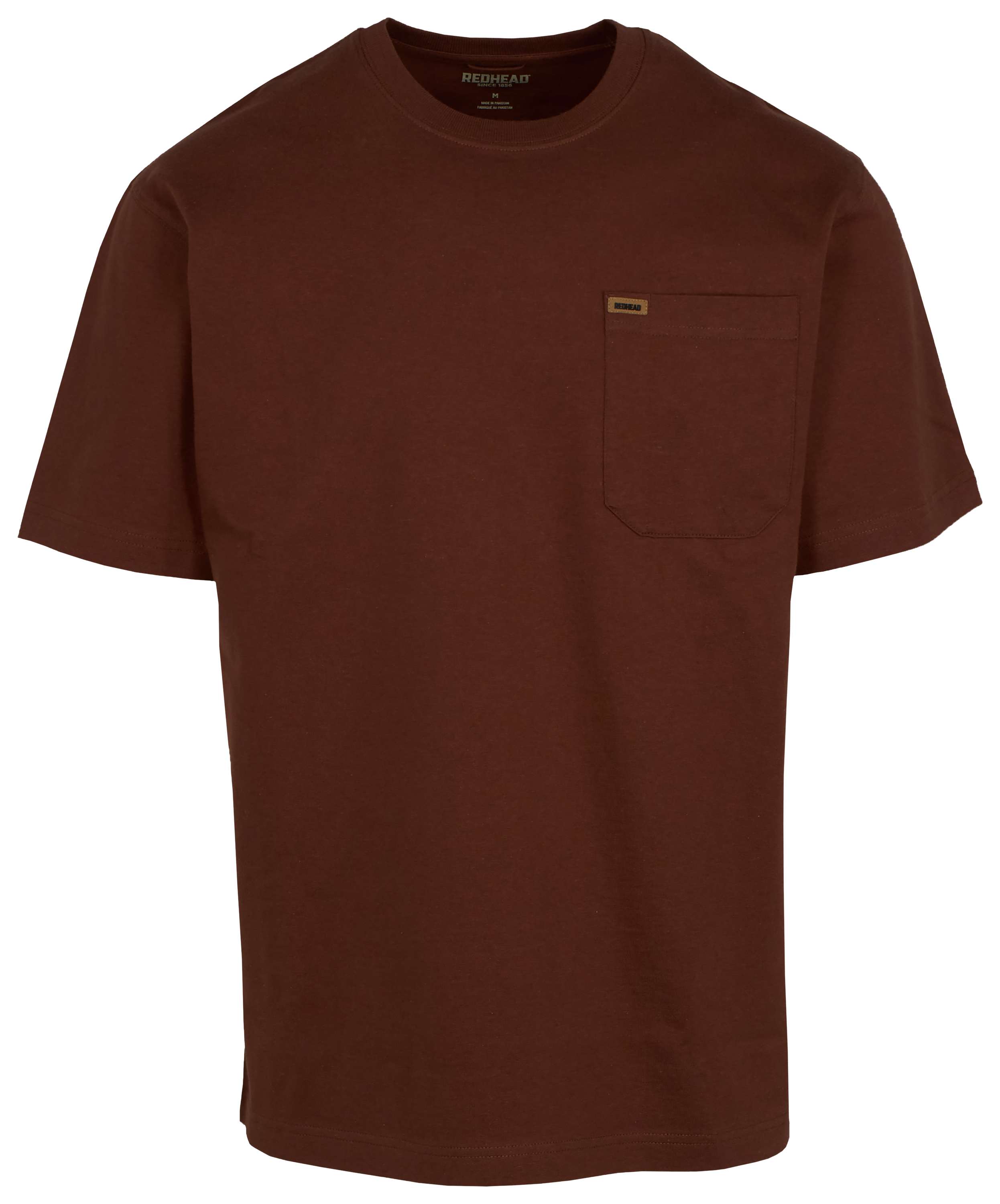 Image of RedHead Pro Series Front Pocket Short-Sleeve T-Shirt for Men - Cocoa - L