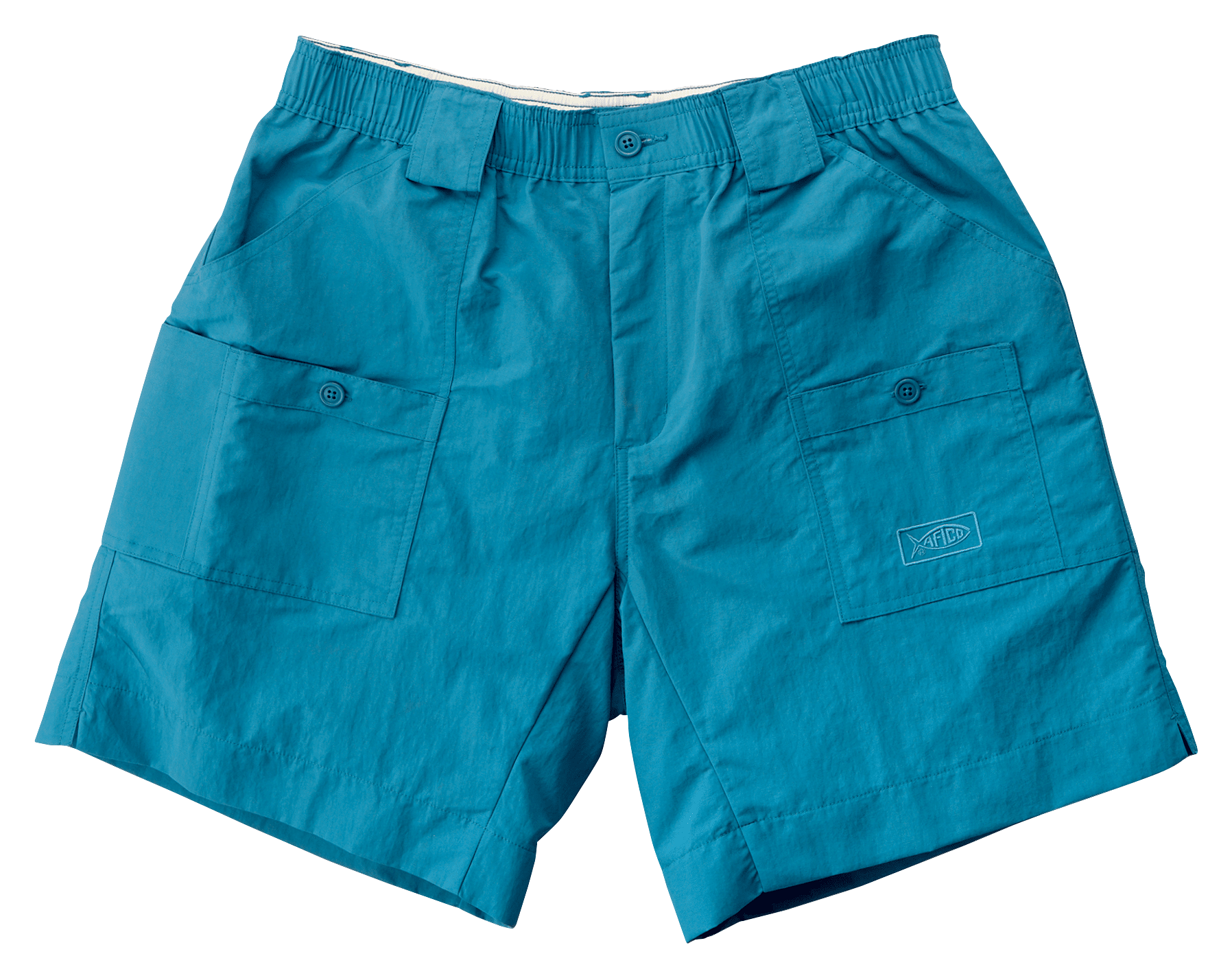 Image of "AFTCO Original 8"" Fishing Shorts for Men - Celestial"