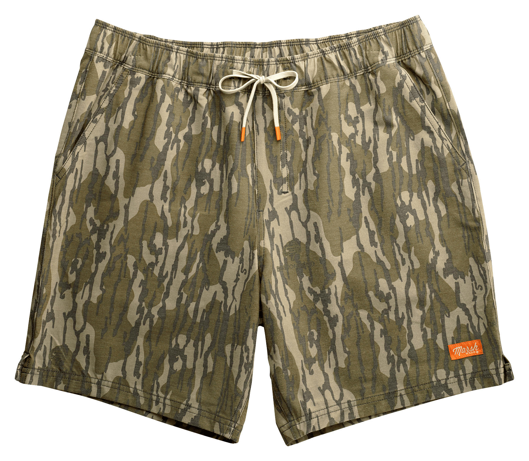 Image of Marsh Wear Freeman Boardshorts for Men - Mossy Oak Bottomland