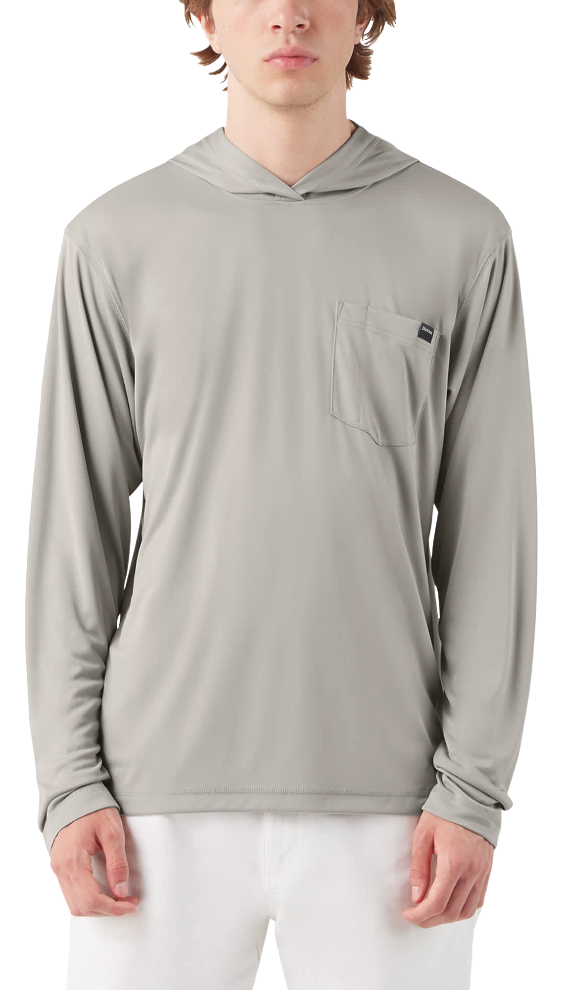 Image of Dickies Lightweight Sun Long-Sleeve Hoodie for Men - Alloy