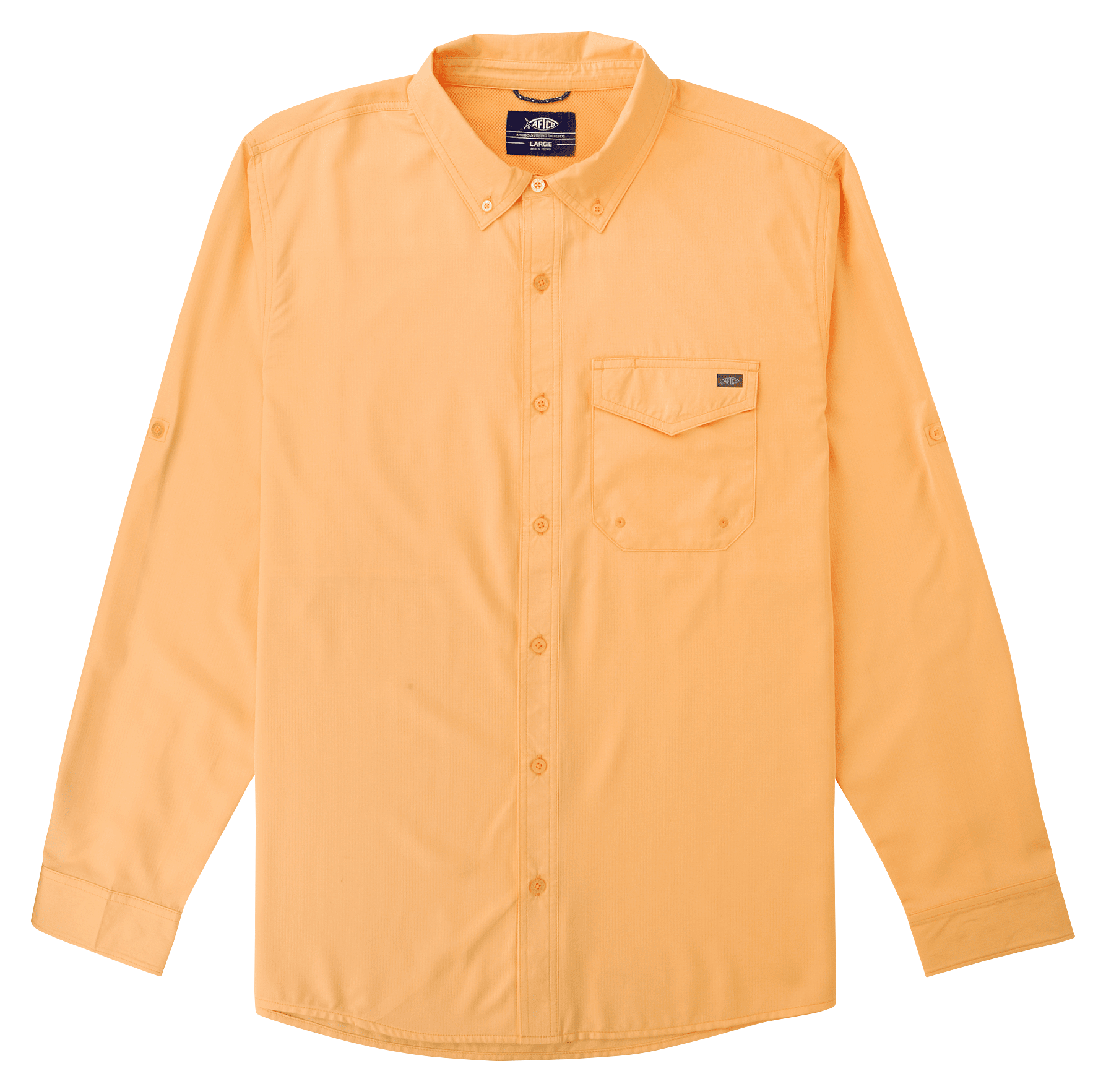 Image of AFTCO Palomar Tech Vented Long-Sleeve Fishing Shirt - Sea Sponge - XL