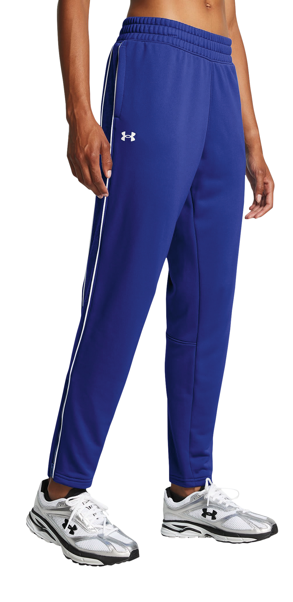 Image of Under Armour Command Warm-Up Pants for Ladies - Team Royal/White