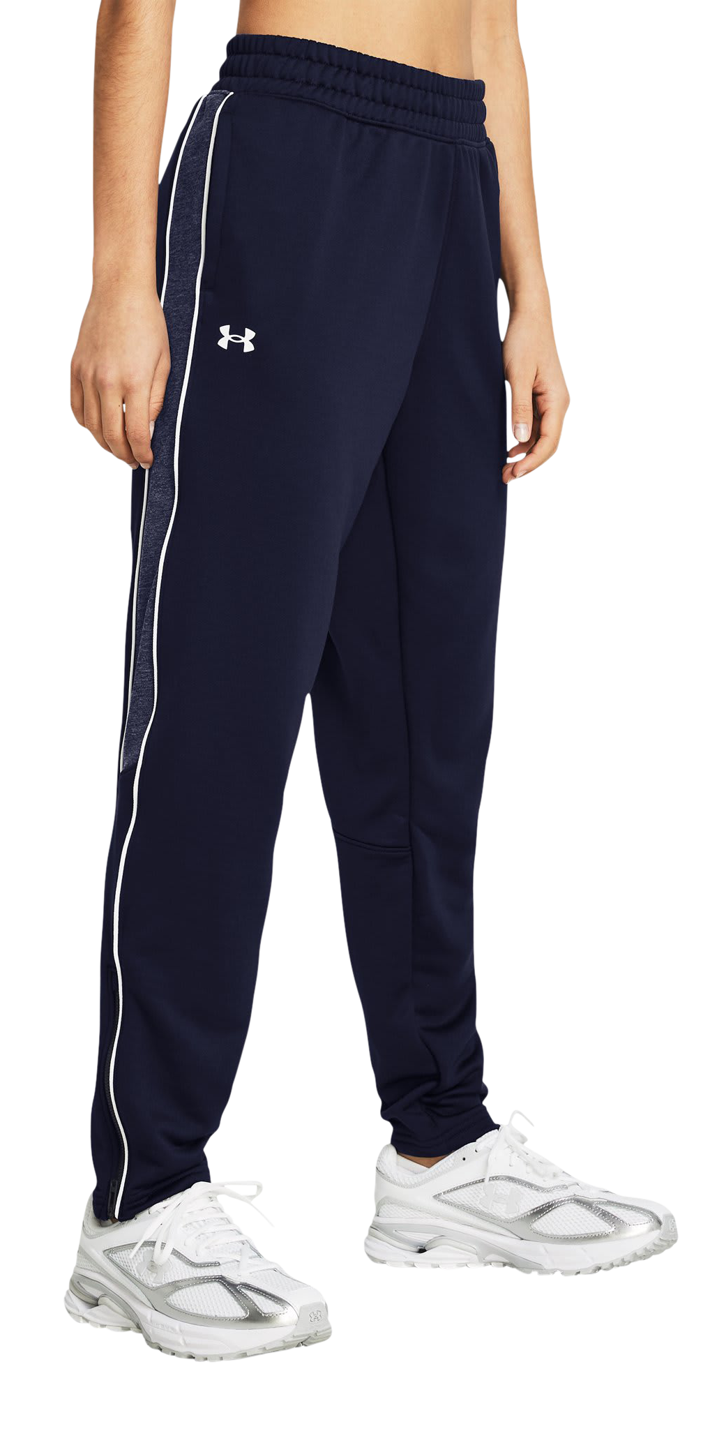 Image of Under Armour Command Warm-Up Pants for Ladies - Midnight Navy/White