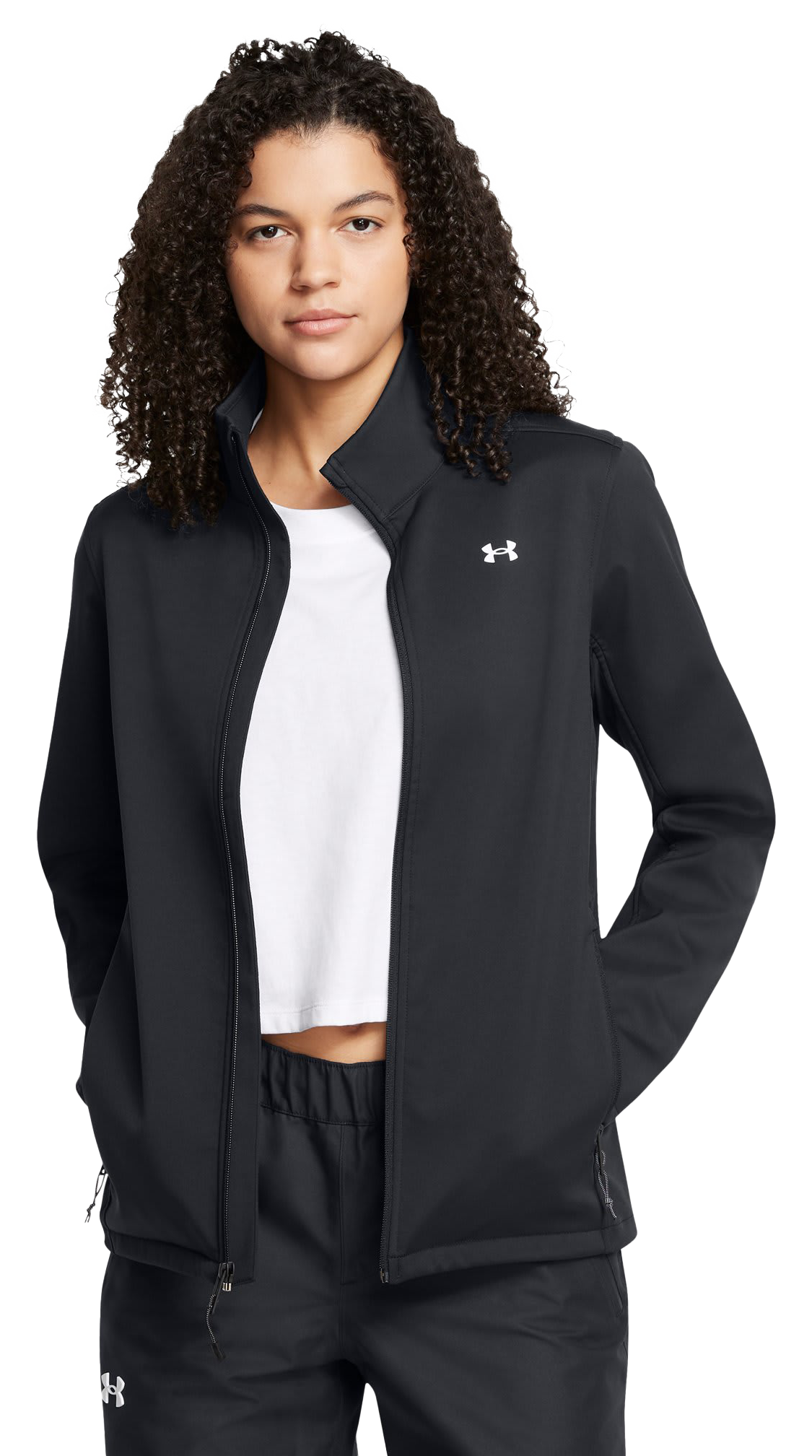 Image of Under Armour Storm ColdGear Infrared Shield 2.0 Jacket for Ladies - Black/White - XXL