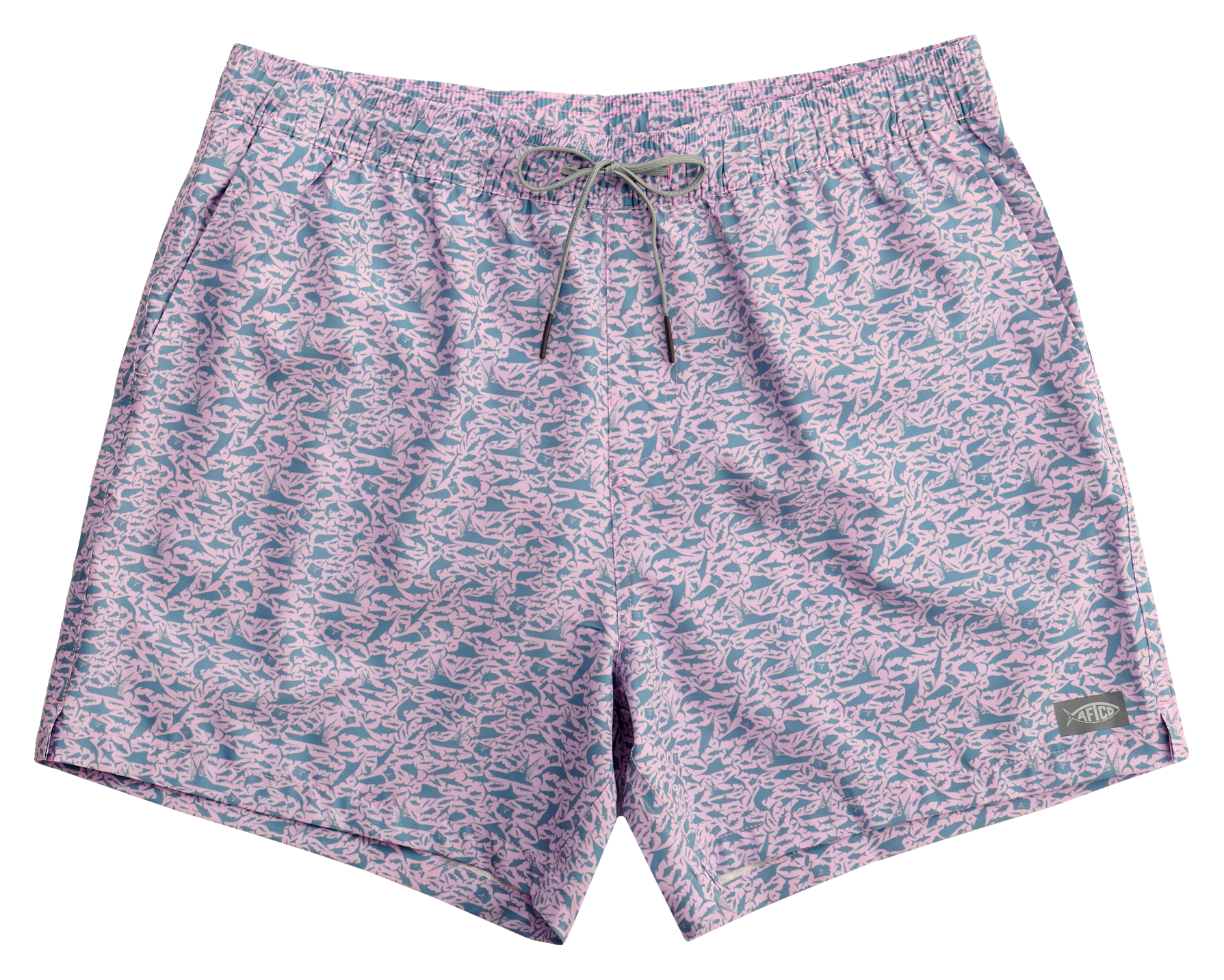 Image of AFTCO Strike Printed Swim Shorts - Misty Lilac