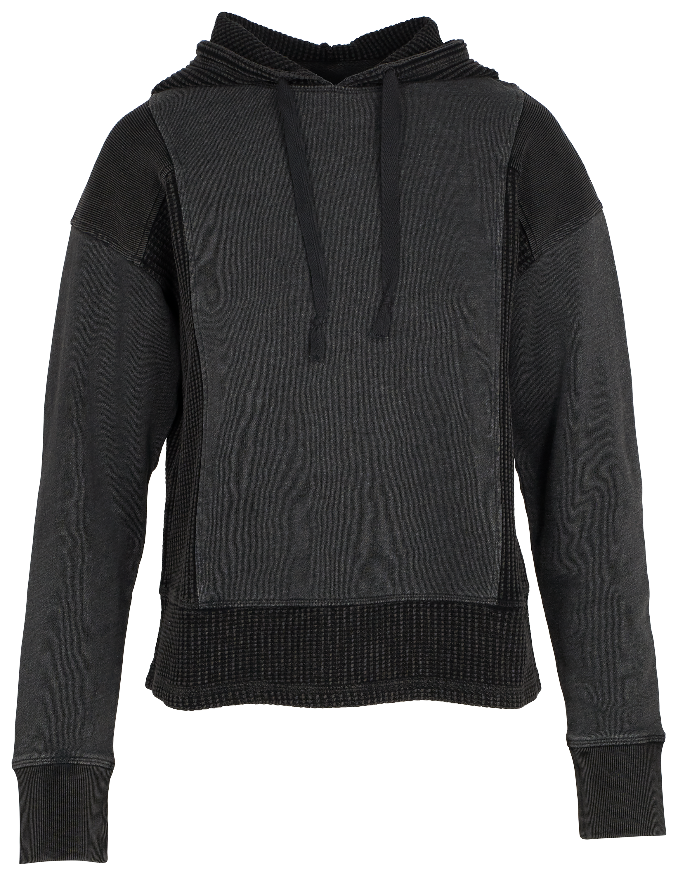 Image of Natural Reflections Timberbrook Waffle Hoodie - Moonless Night