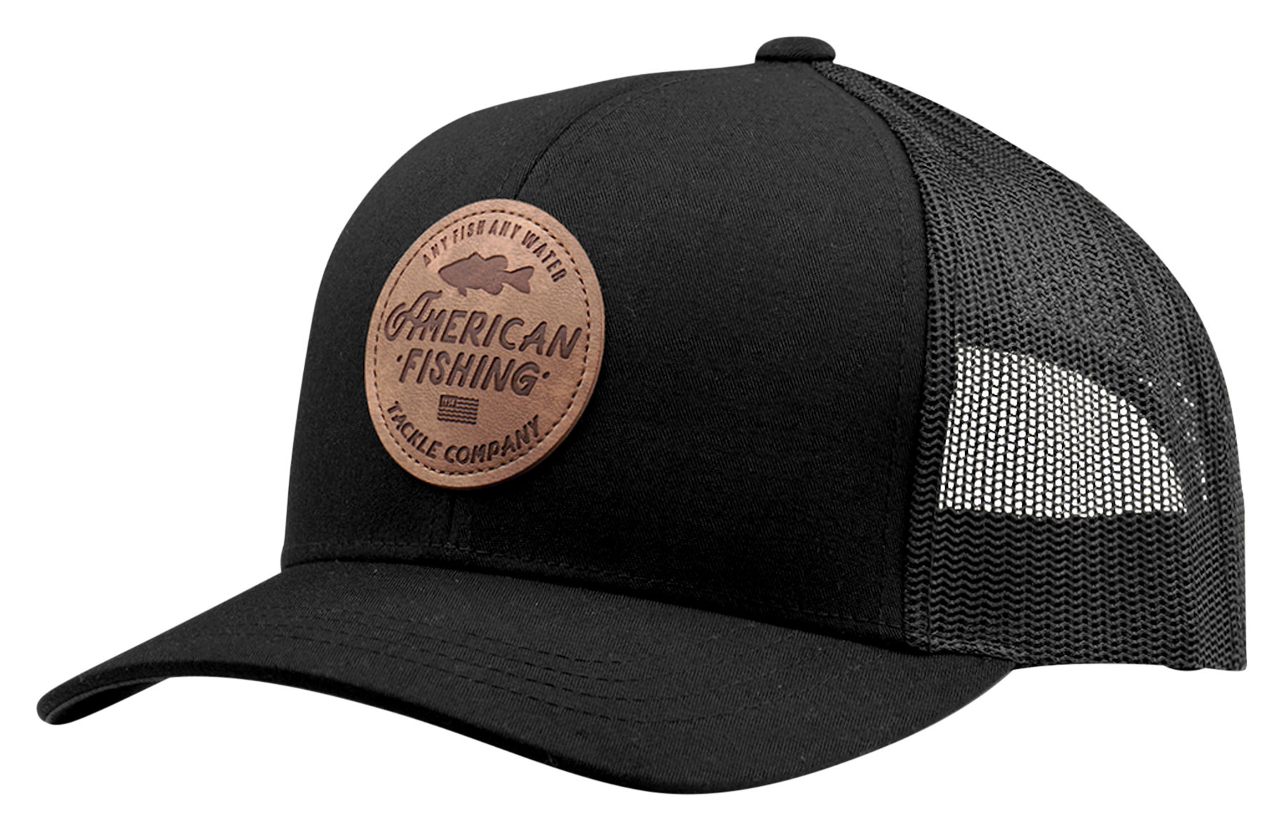 AFTCO Lemonade Leather Trucker Cap
