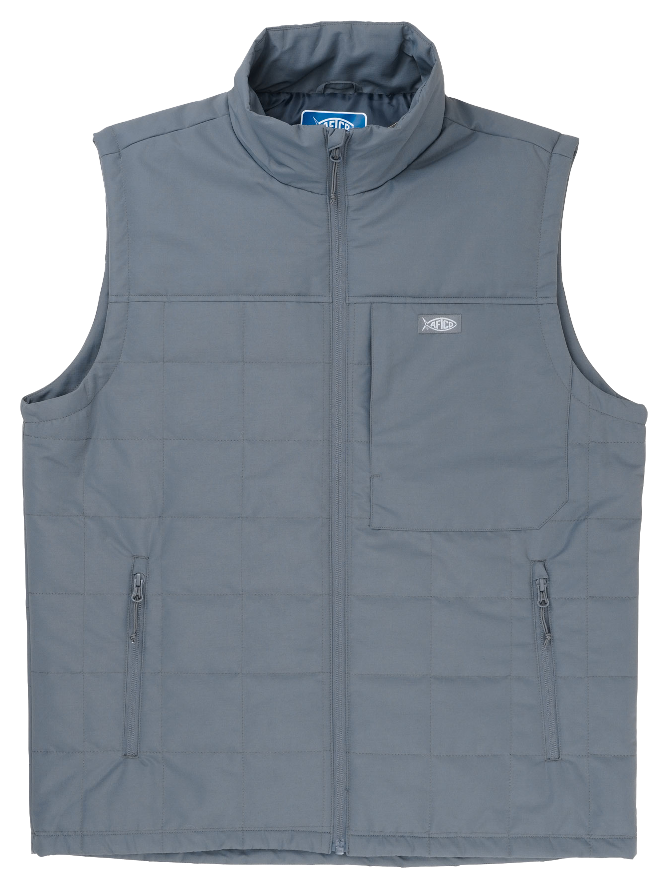 Image of AFTCO Crosswind Puff Vest - Charcoal