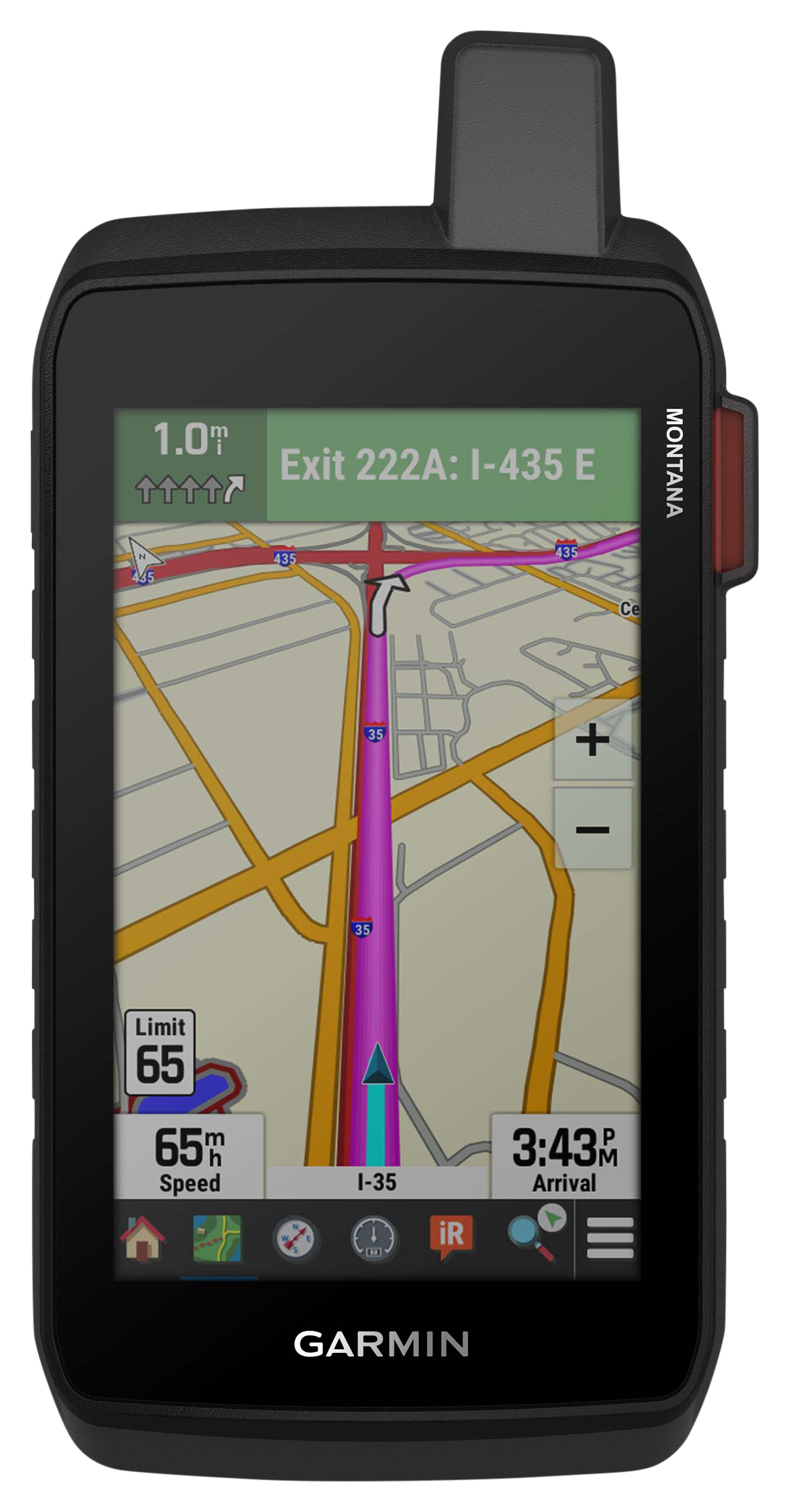 Image of Garmin Montana 710i Handheld GPS Unit with inReach Technology