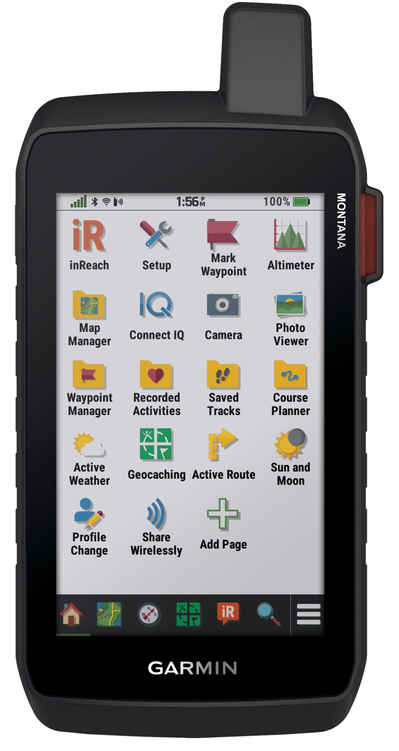 Image of Garmin Montana 760i Handheld GPS Unit with inReach Technology and 8MP Camera