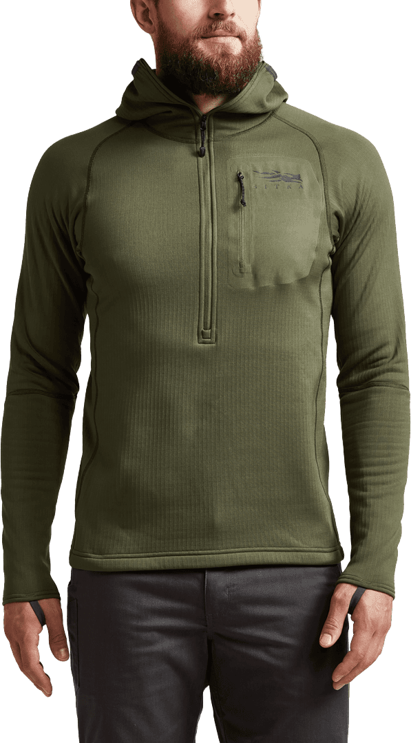 Image of SITKA Half-Zip Heavyweight Hoodie - Covert