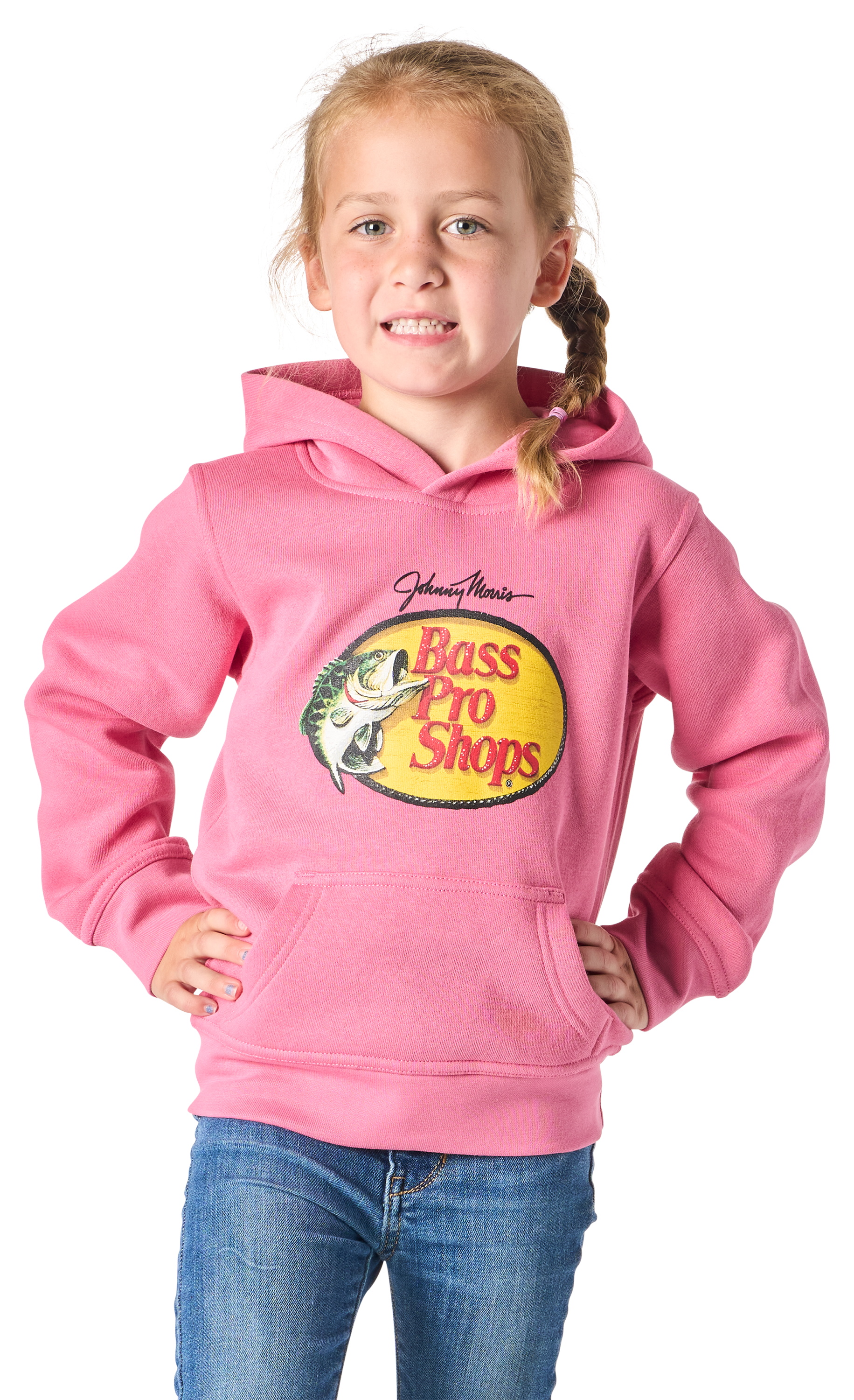 Image of Bass Pro Shops Logo Hoodie for Kids - Chateau Rose