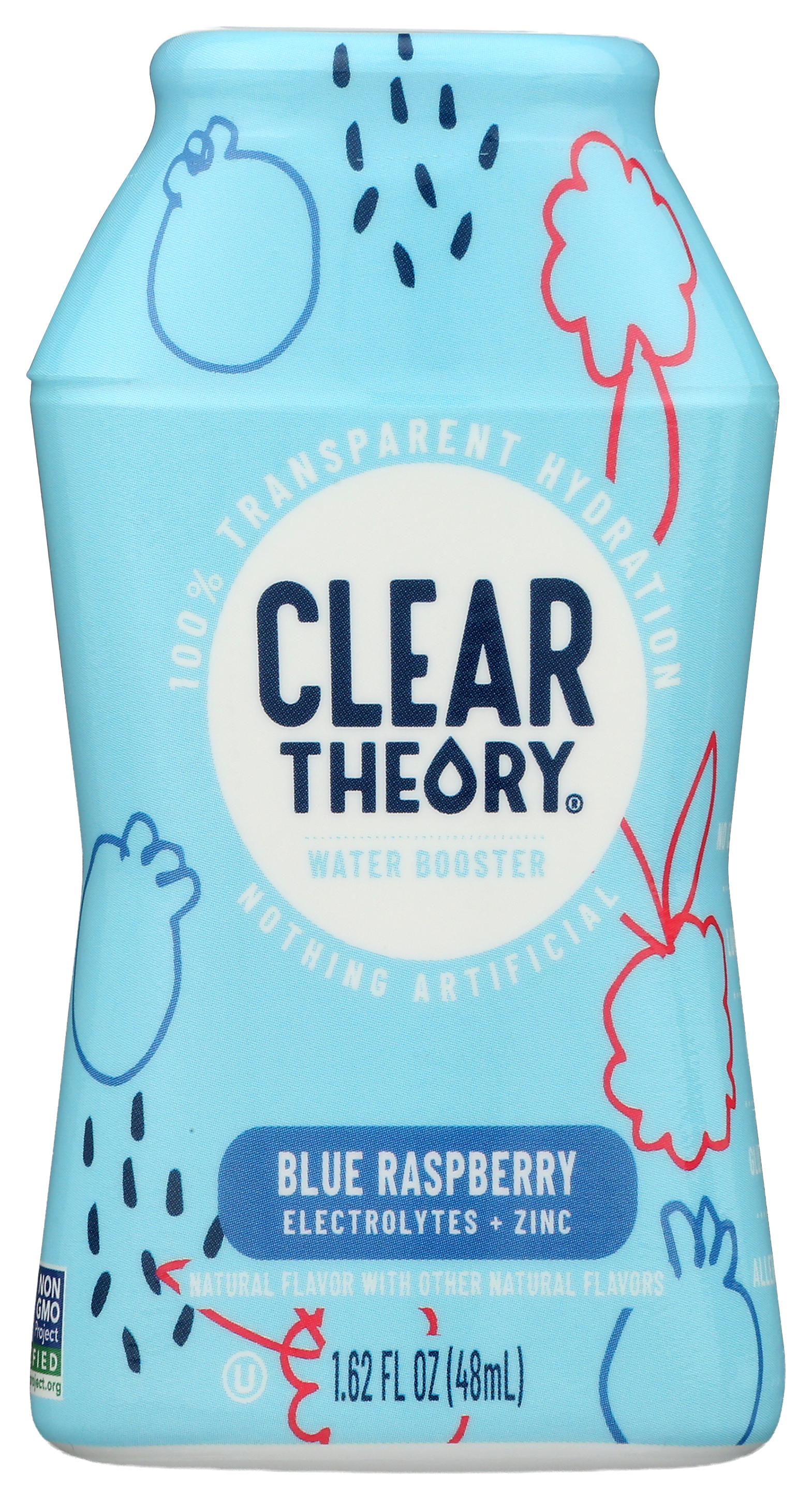 Image of Clear Theory Flavored Water Enhancer - Blue Raspberry