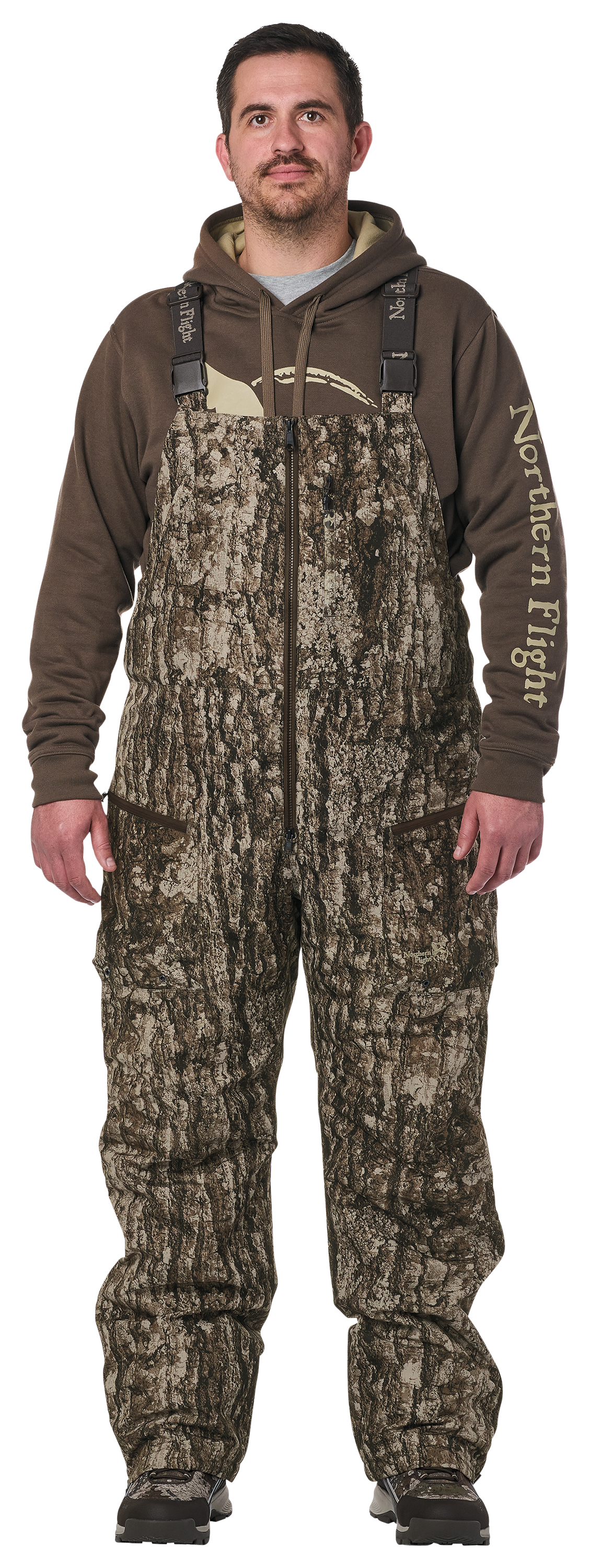 Image of Northern Flight Hunting Bibs for Men - TrueTimber Shadowbark - M