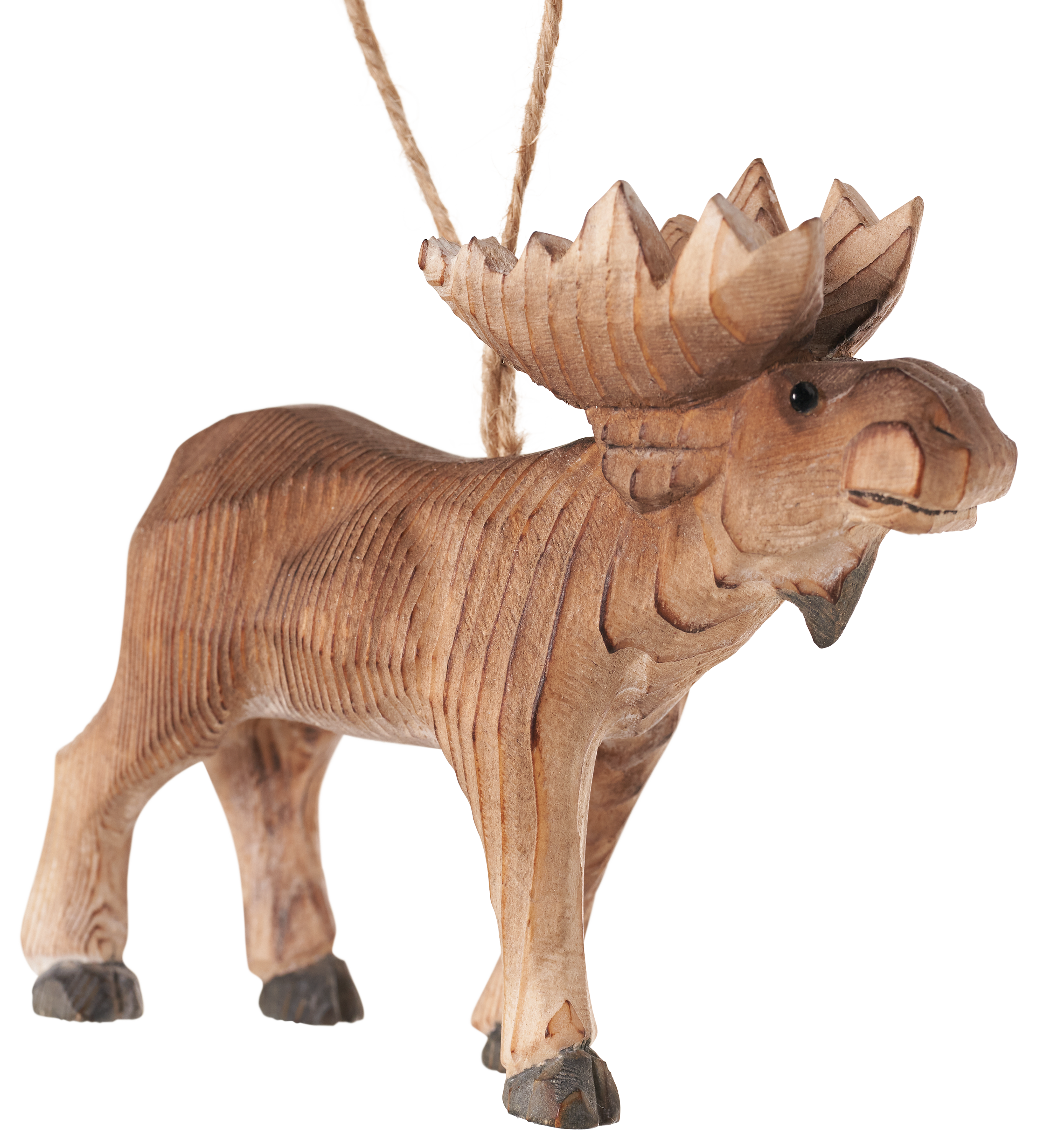 BASS PRO SHOPS Moose Wood Carved Ornament