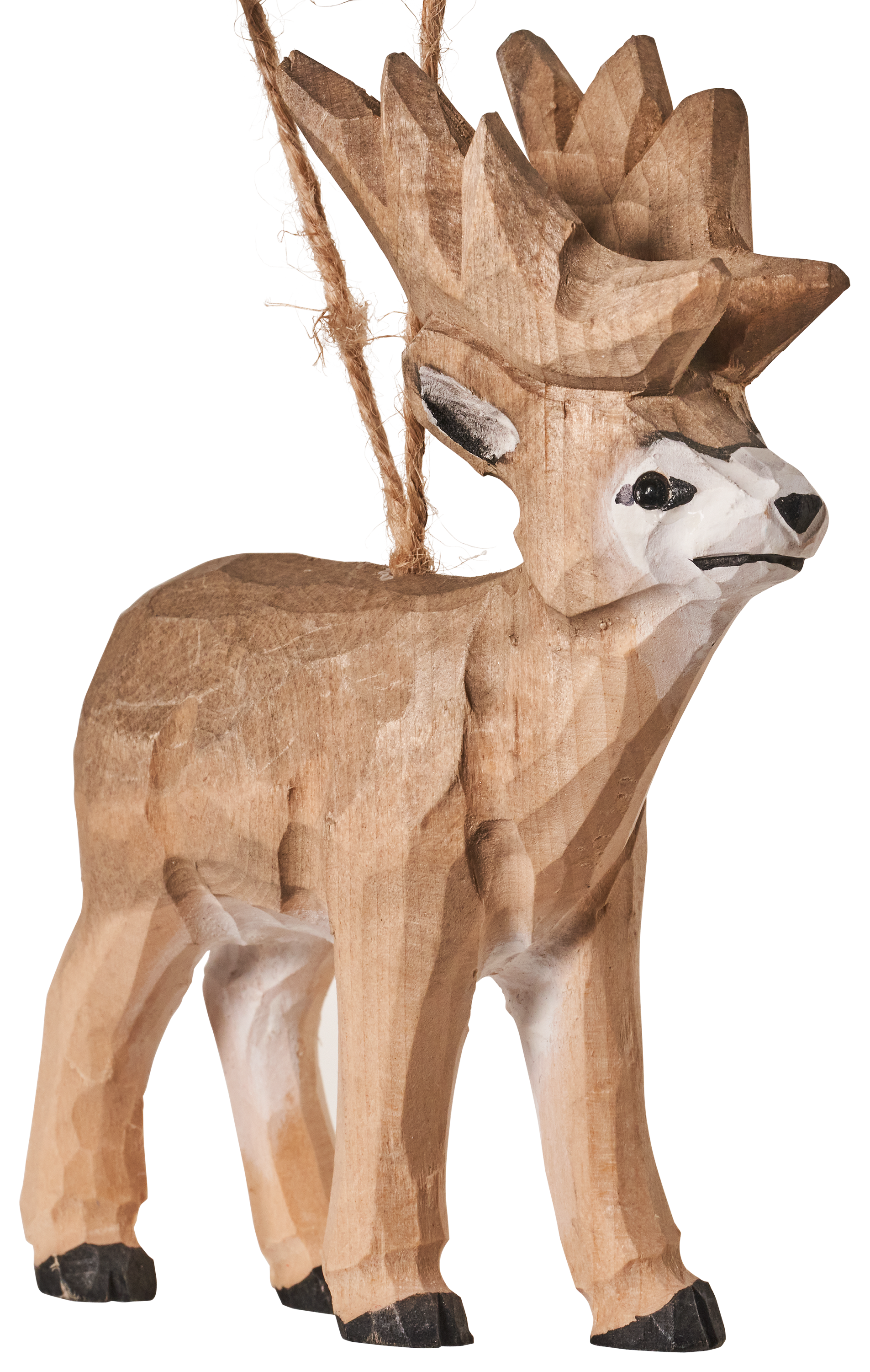 BASS PRO SHOPS Deer Wood Carved Ornament
