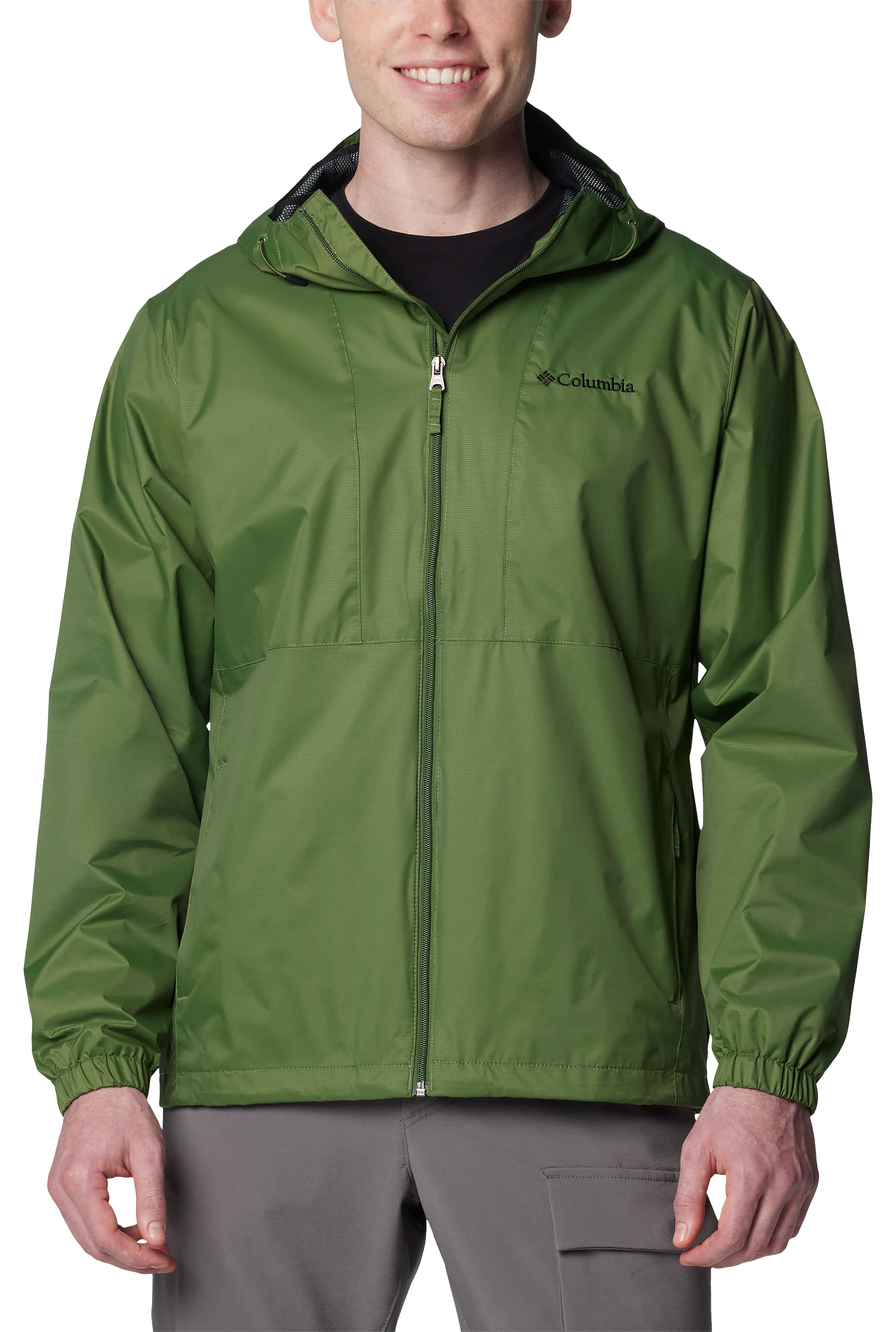 Image of Columbia Glenbrook Bend Rain Jacket for Men - Canteen - L