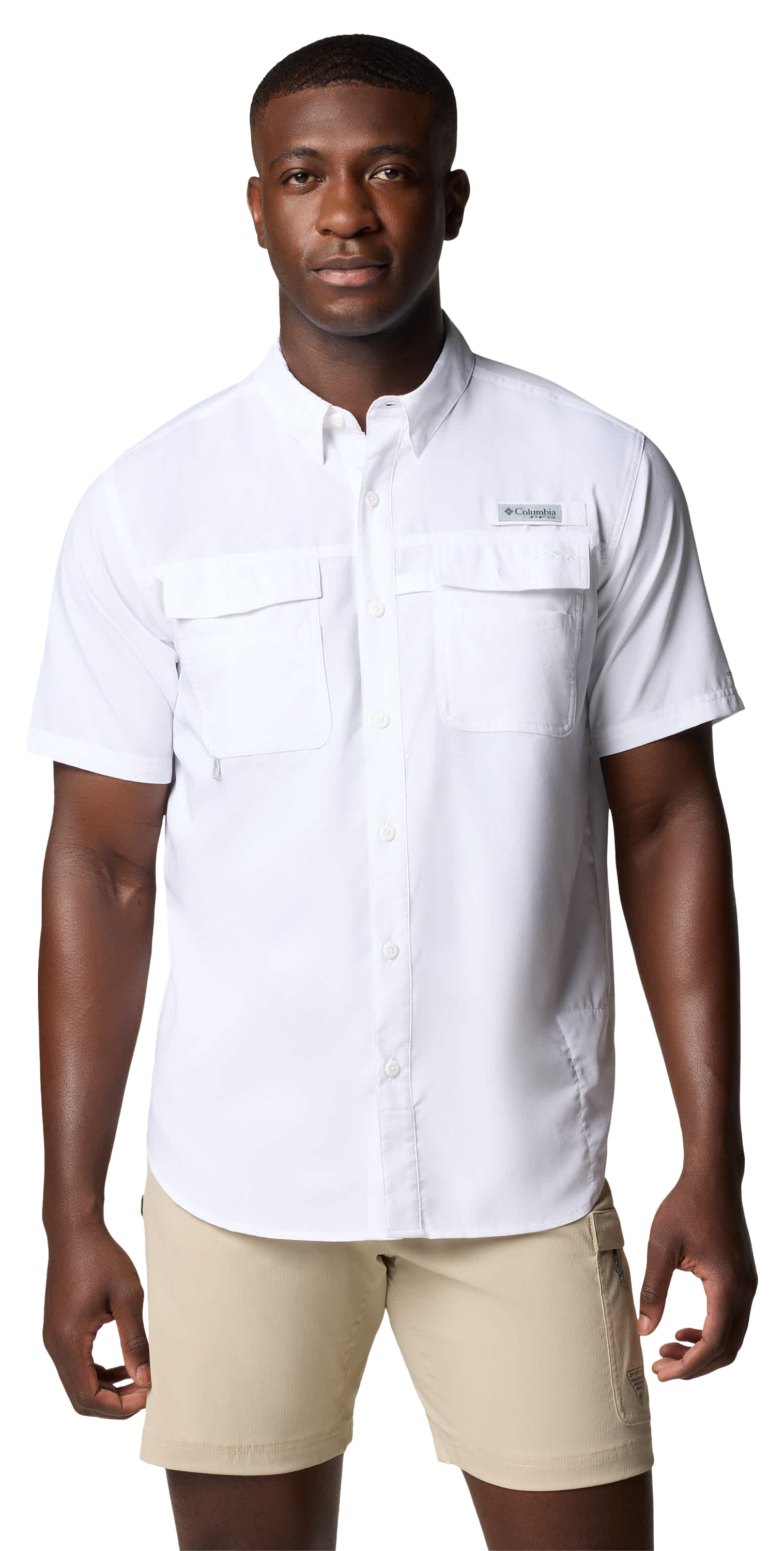 Image of Columbia Blood and Guts V Short-Sleeve Shirt - White