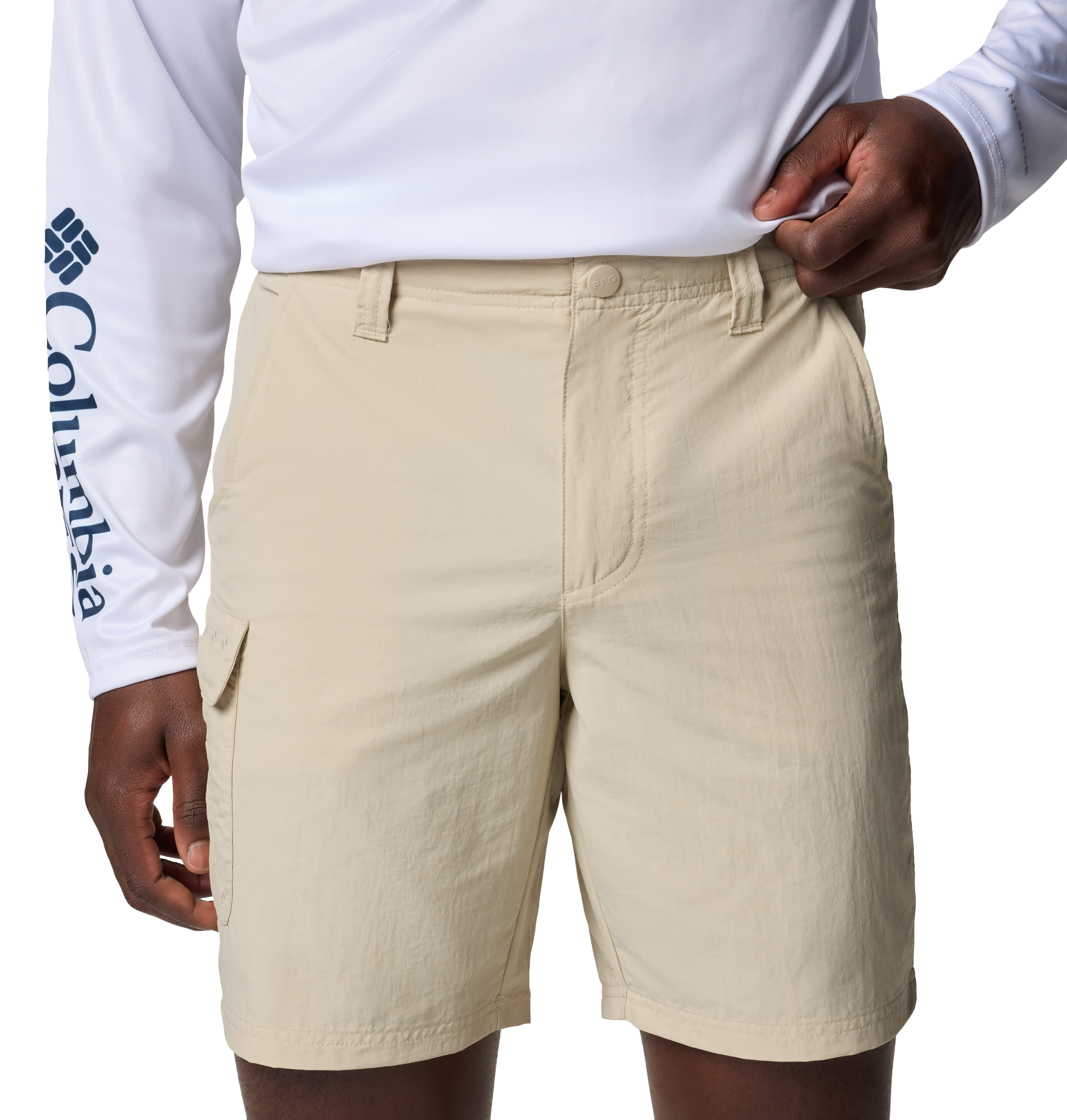 Image of Columbia Bahama II Shorts for Men - Fossil