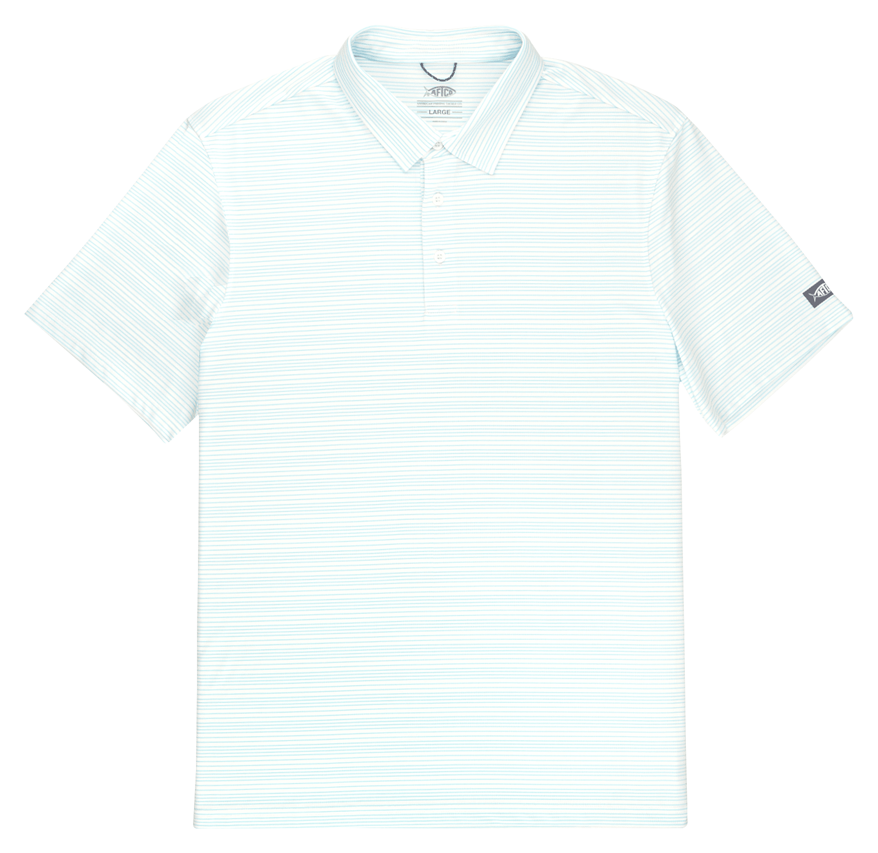 Image of AFTCO Link Performance Short-Sleeve Polo - Splish Splash