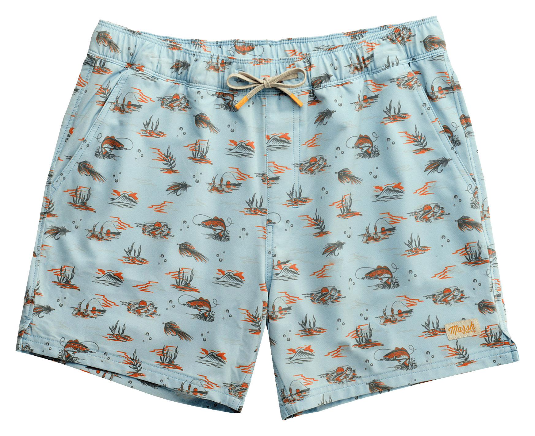 Image of Marsh Wear Fulton Volley Shorts - Blue Surf