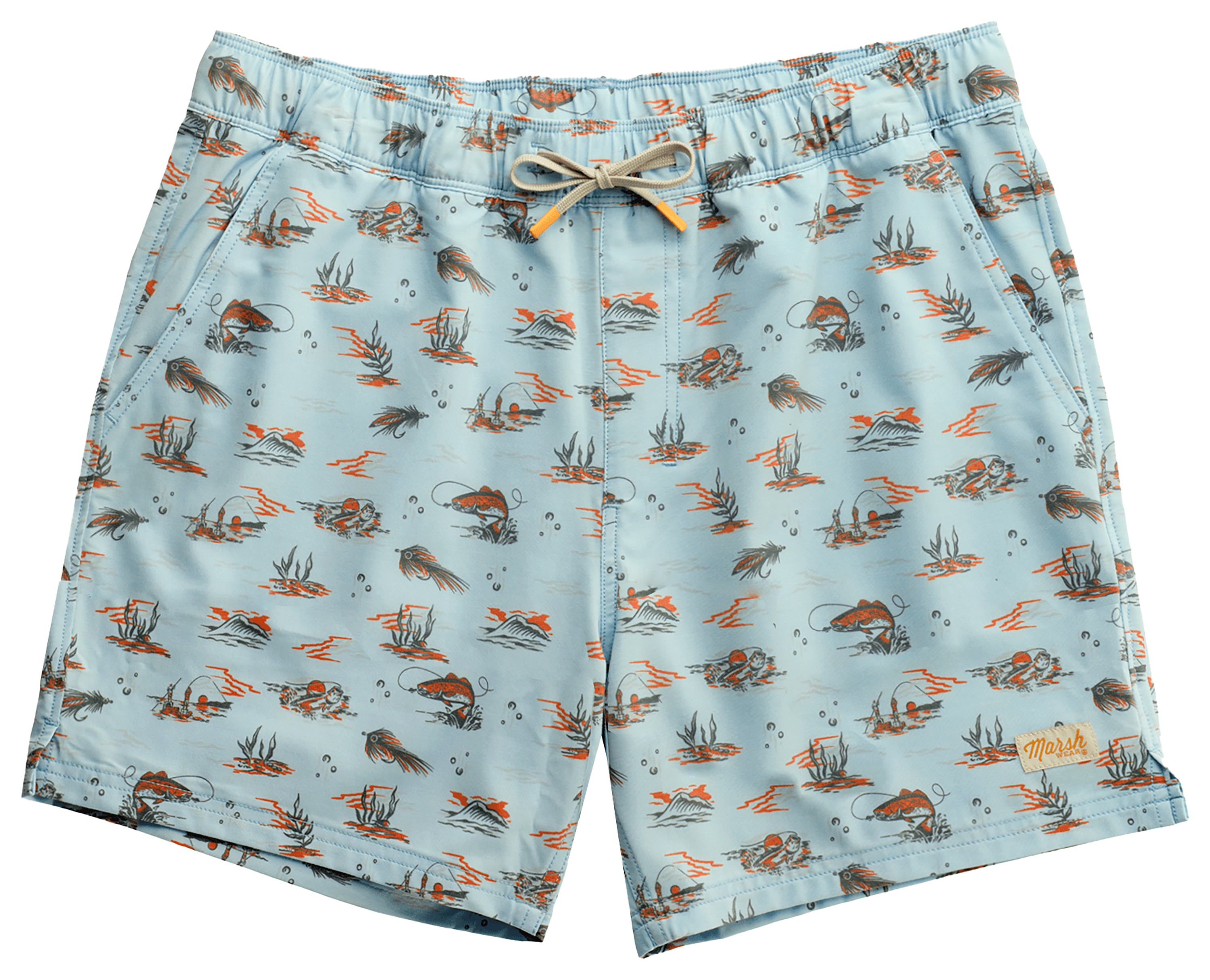Image of "Marsh Wear Fulton Volley 6"" Shorts - Ash"