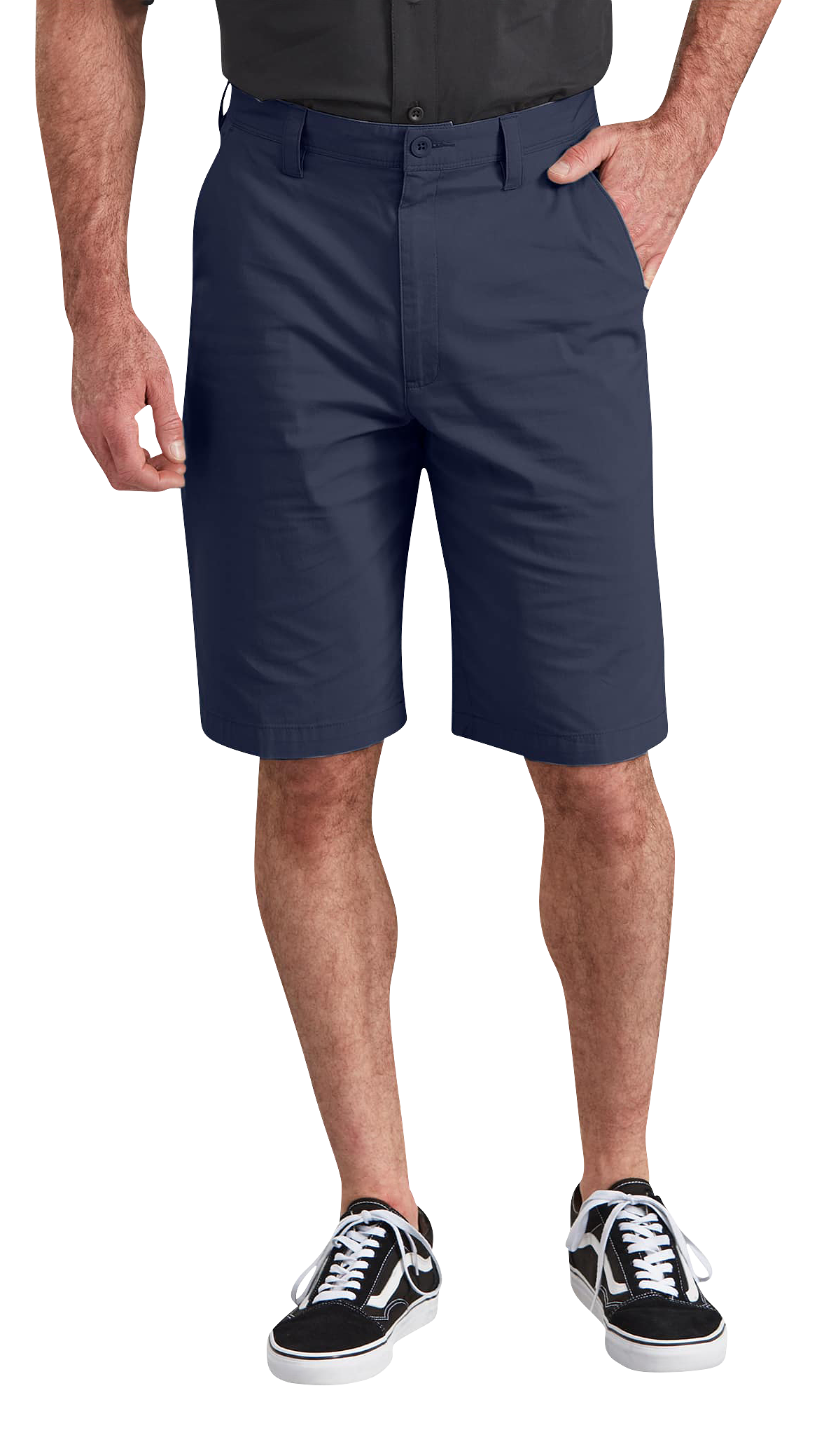 Image of Dickies FLEX Cooling Temp-iQ Regular-Fit 11'' Utility Shorts for Men - Ink Navy