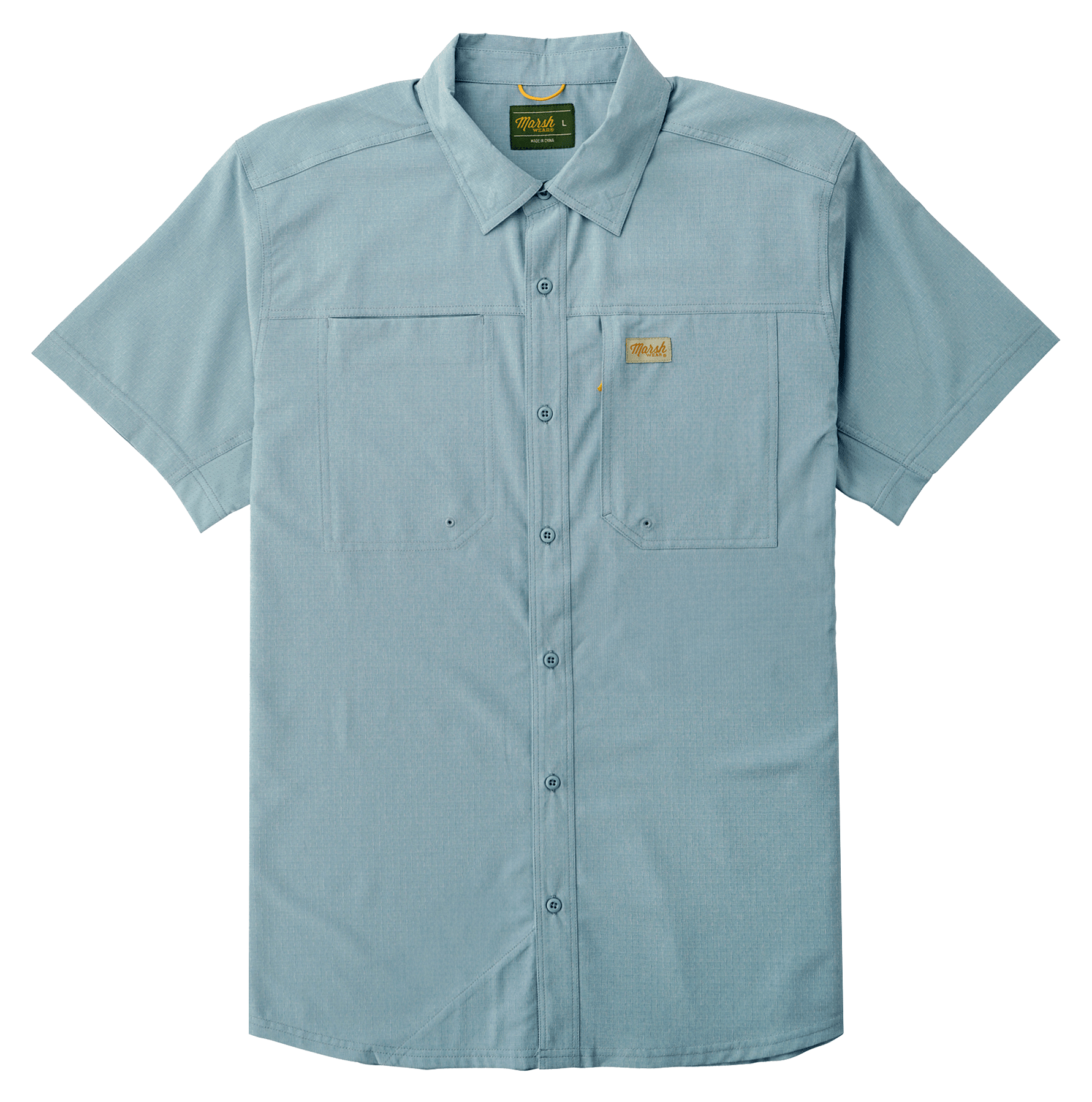 Image of Marsh Wear Lenwood Short-Sleeve Button-Down Shirt - Tourmaline