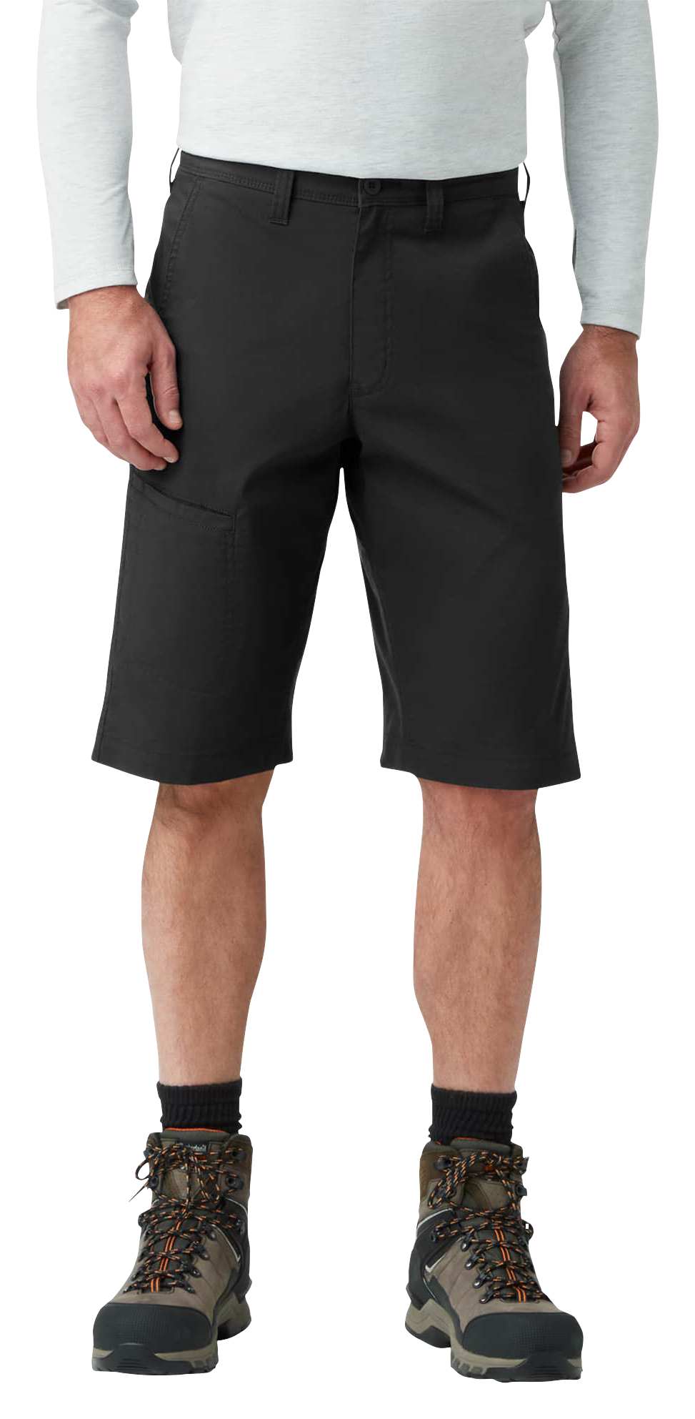 Image of Dickies FLEX Cooling Temp-iQ Regular-Fit 13'' Utility Shorts for Men - Black - 32