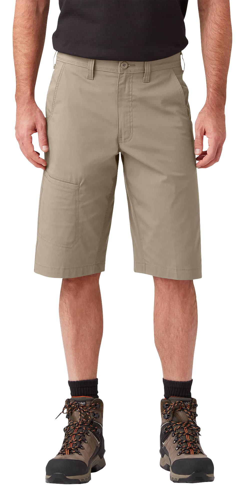 Image of Dickies FLEX Cooling Temp-iQ Regular-Fit 13'' Utility Shorts for Men - Desert Sand - 32
