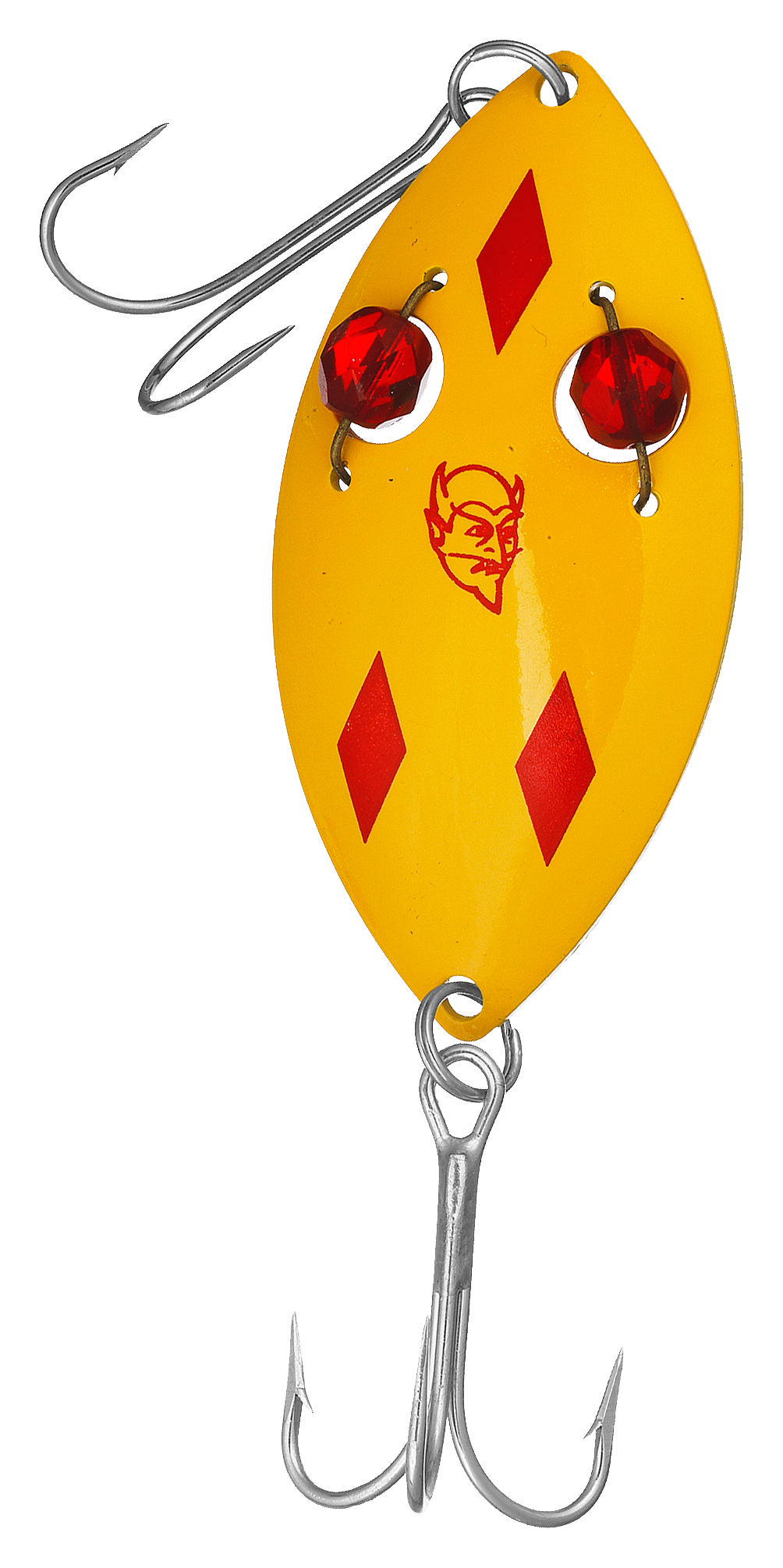 Vintage Fishing Lure - DFT Canada 61 Red Eye Wiggler Spoon