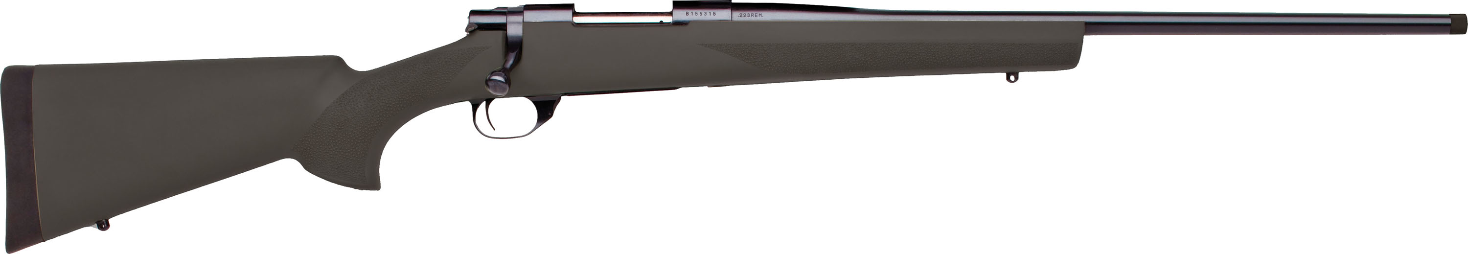 Image of Howa 1500 Bolt-Action Rifle with Hogue Stock - .22-250 Remington - 5