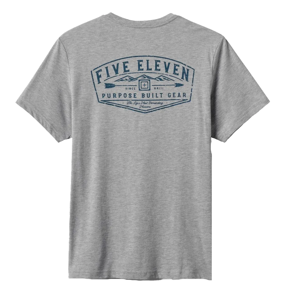 Image of 5.11 Tactical Traveler Short-Sleeve T-Shirt - Heather Grey