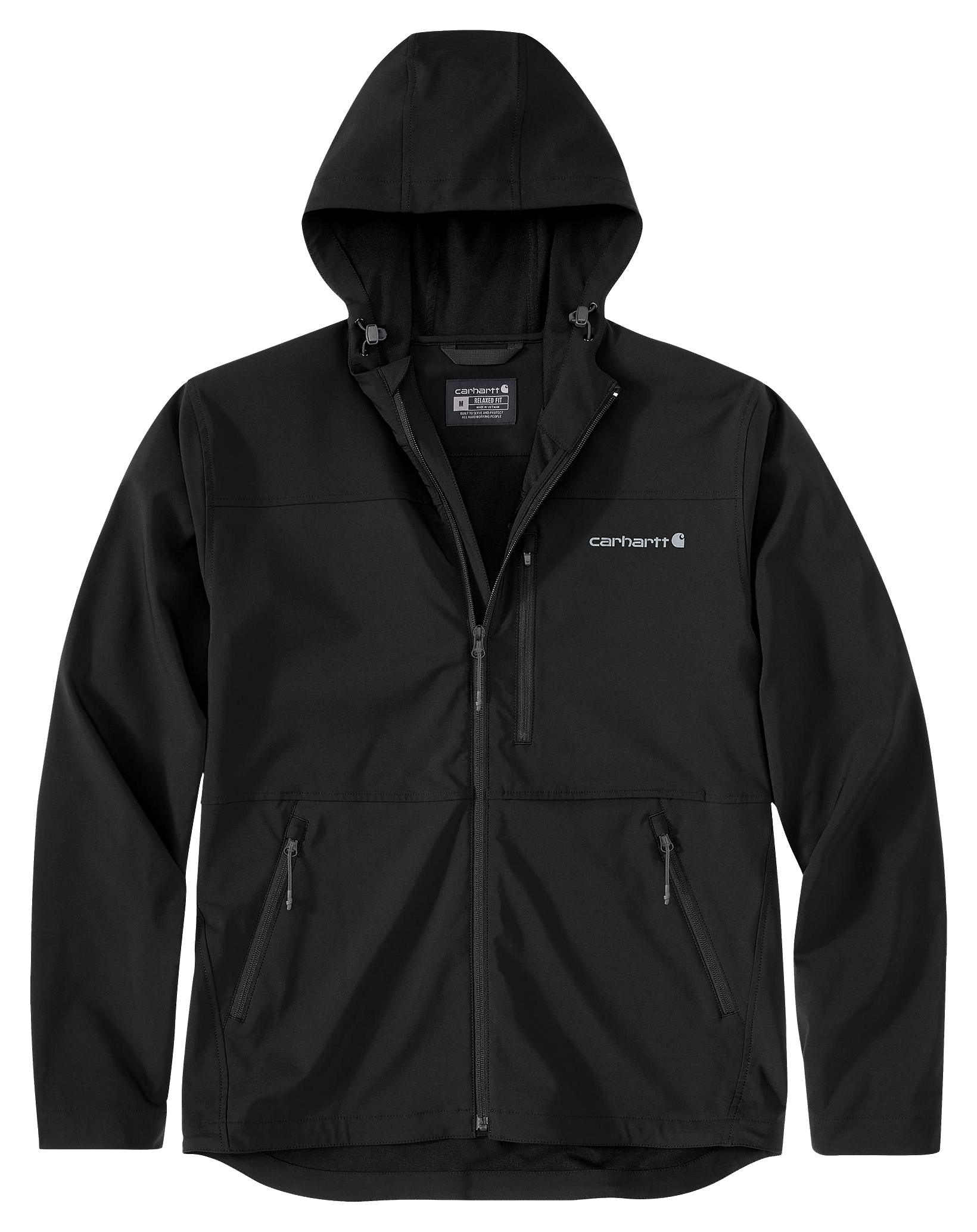 Image of Carhartt Rain Defender Relaxed-Fit Jacket for Men - Black - L