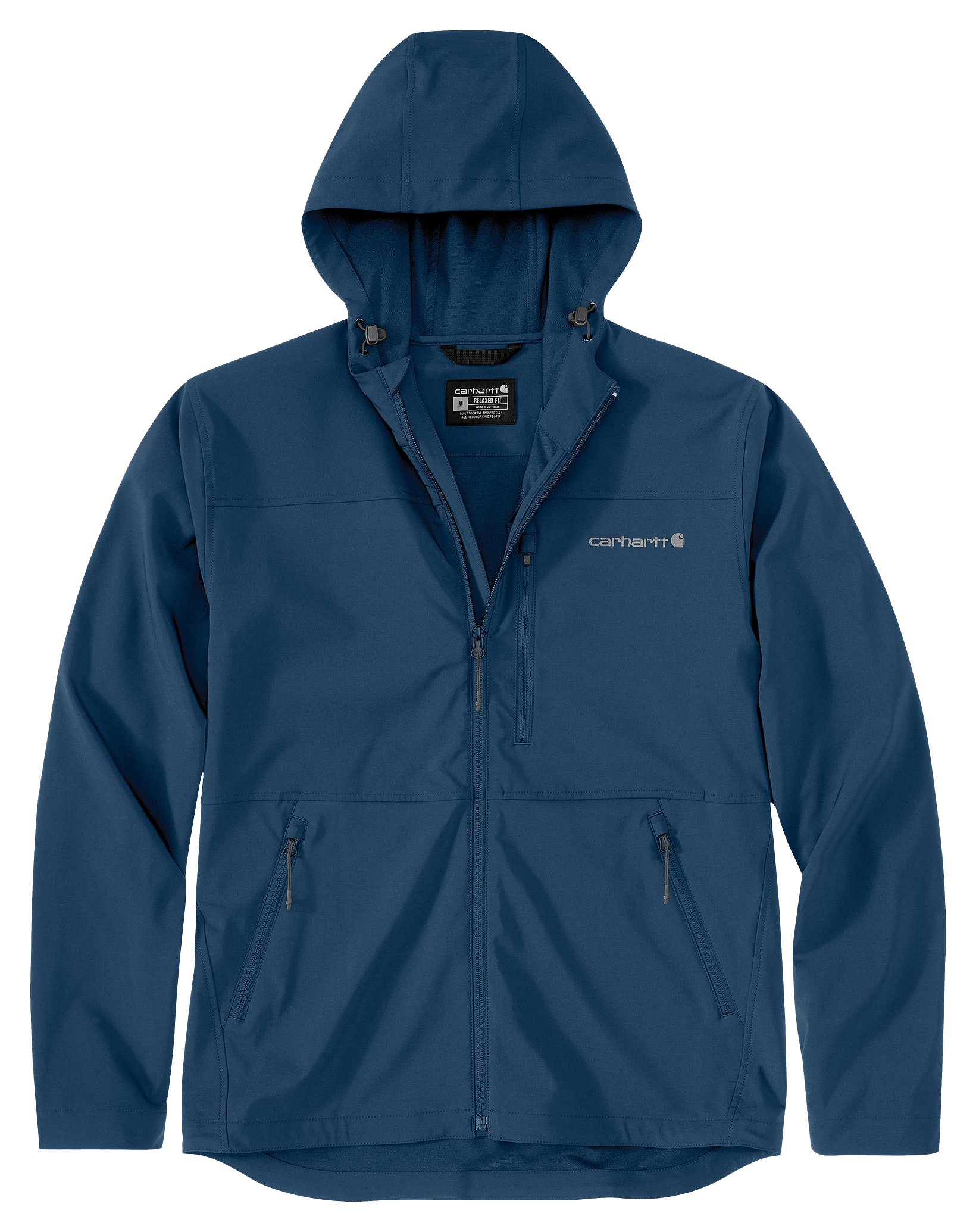 Image of Carhartt Rain Defender Relaxed-Fit Jacket for Men - Deep Ocean - L