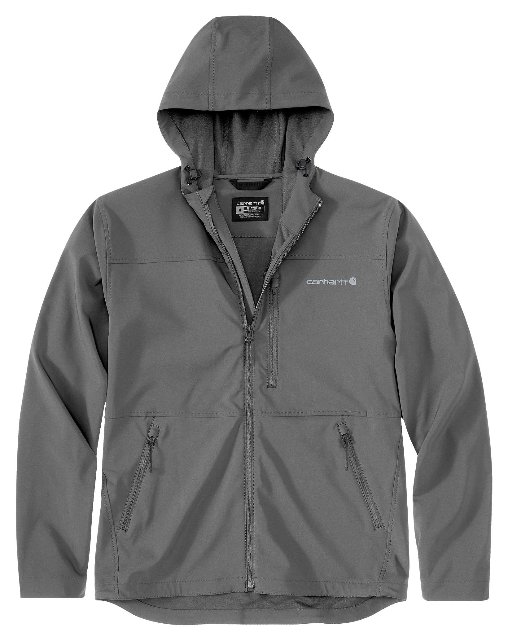 Image of Carhartt Rain Defender Relaxed-Fit Jacket - Steel